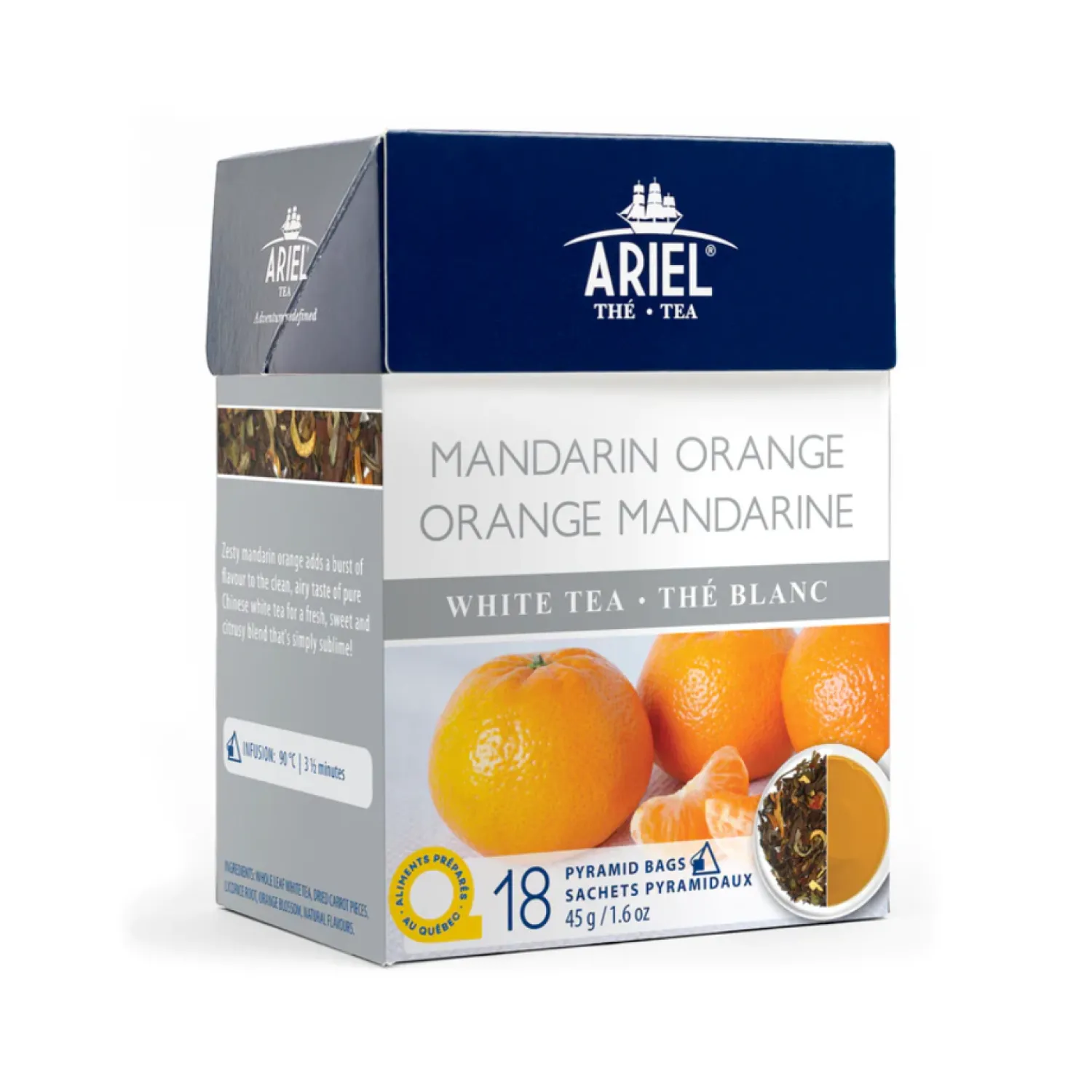 Ma Caféine White Teas | In Bag>Ariel | Orange Mandarin White Tea - 18 bags