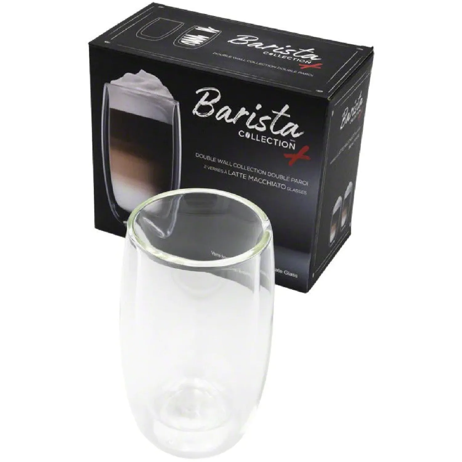 Ma Caféine Double Wall Cups | Glasses And Cups>Barista | Double Walled Café Latte Macchiato Glasses - Set of 2