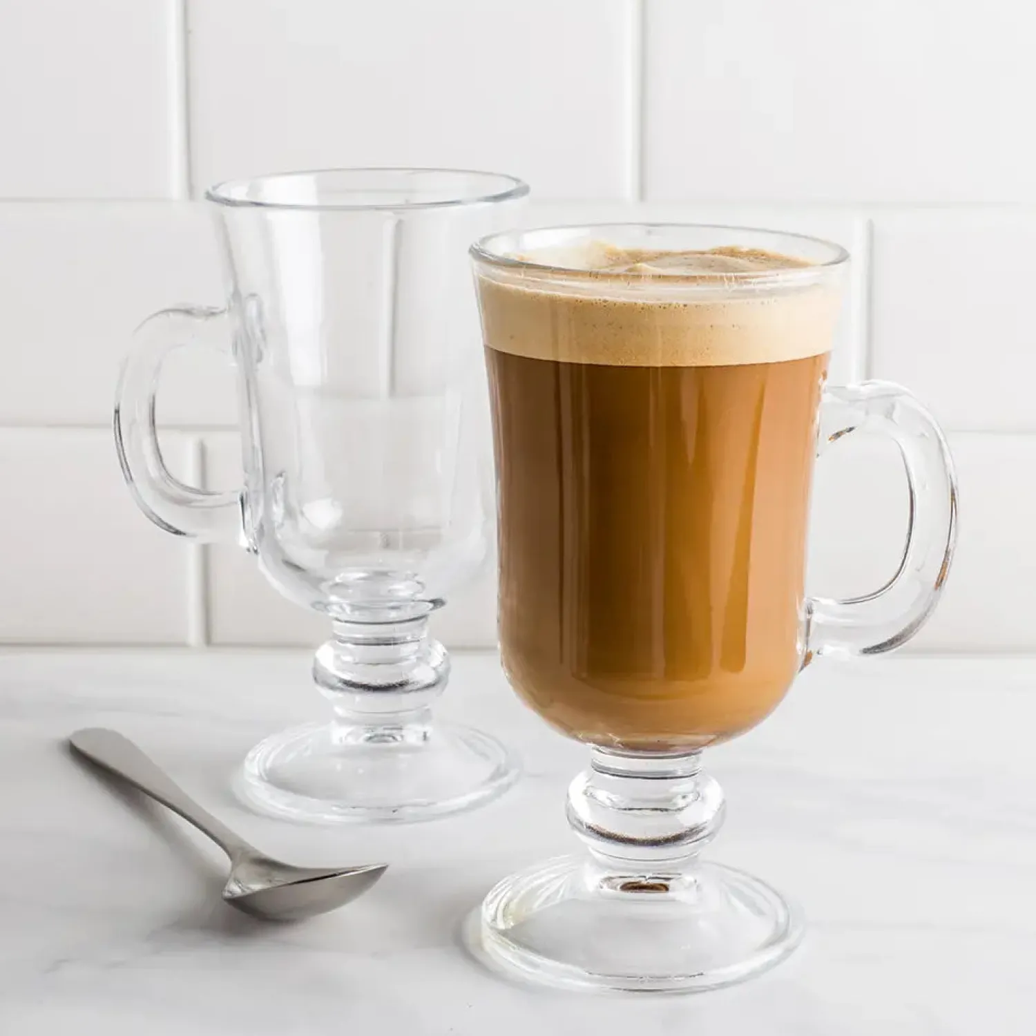 Ma Caféine Glasses And Cups>Barista | Irish Coffee Glasses - Set of 2