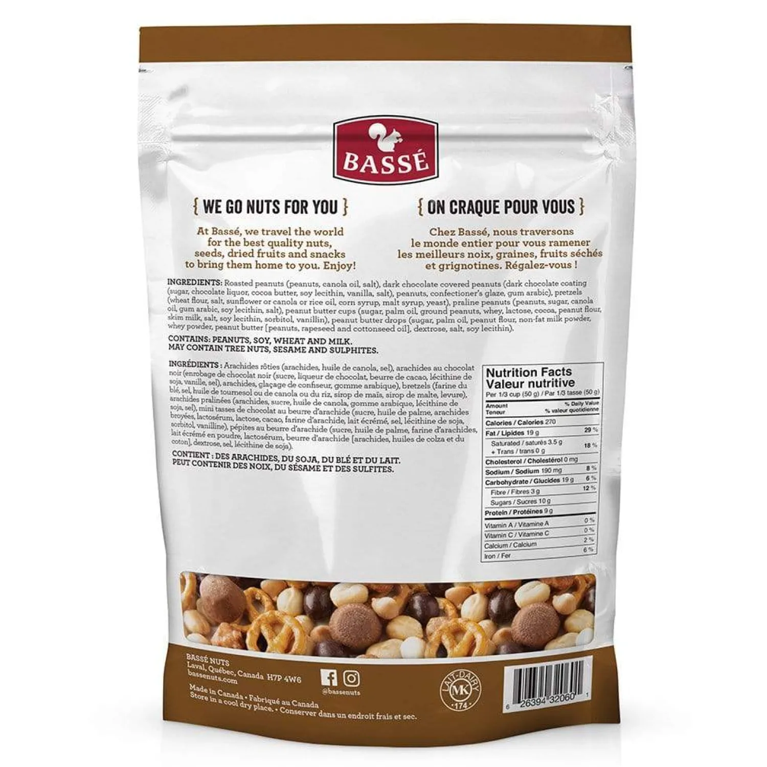 Ma Caféine Food & Snacks | Quebec Products>Basse | Peanut Amateur Mix - 600 gr