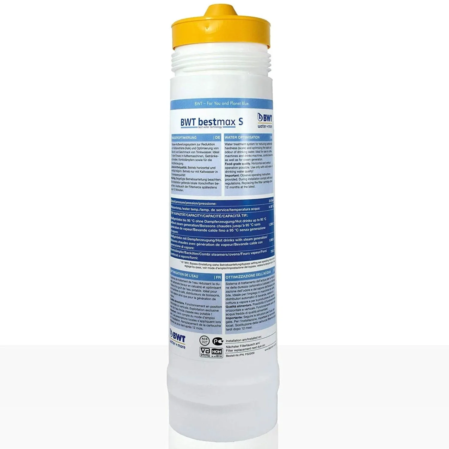 Ma Caféine Machine Maintenance>BESTMAX water filter - S