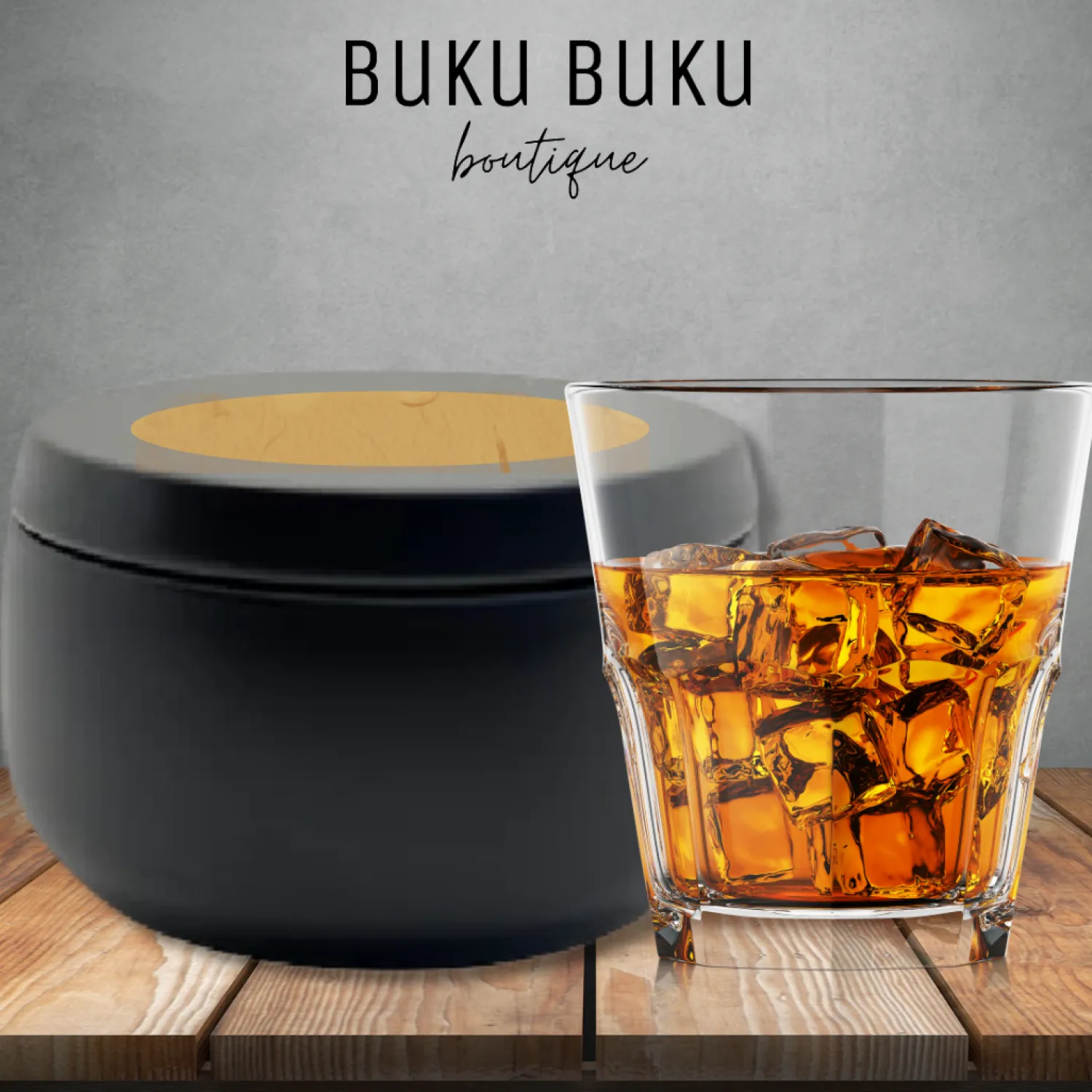 Ma Caféine Quebec Products | Hostess Gifts>Buku Buku | Bourbon - soy candle