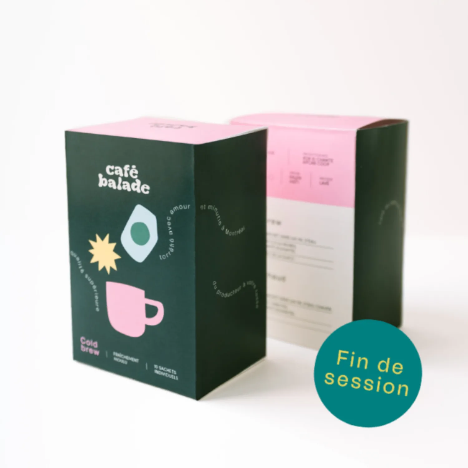 Ma Caféine Cafe Walk | Cold Brew>Café Walk | Box of cold brew sachets - End of session