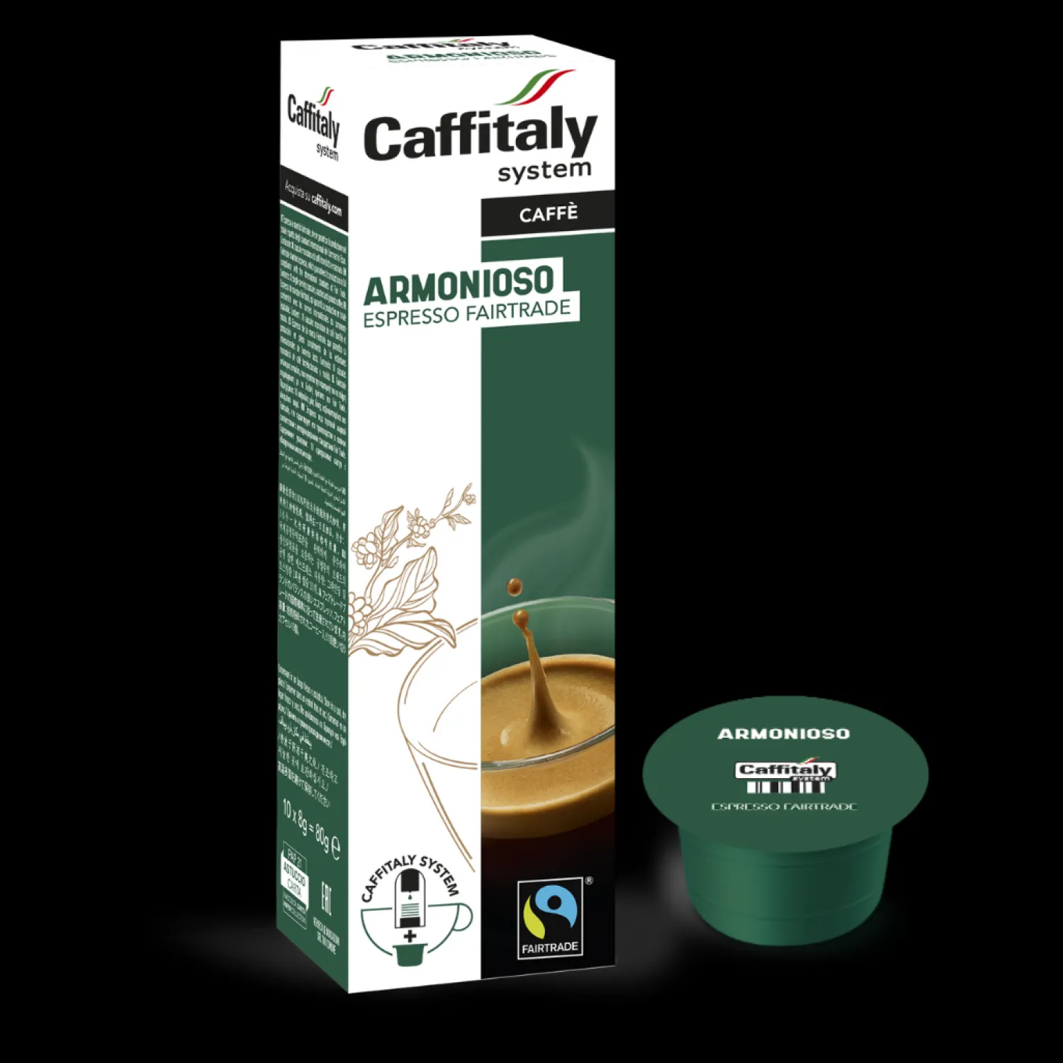 Ma Caféine Organic Fair Trade | Caffitaly Capsules>Caffitaly | Armonioso