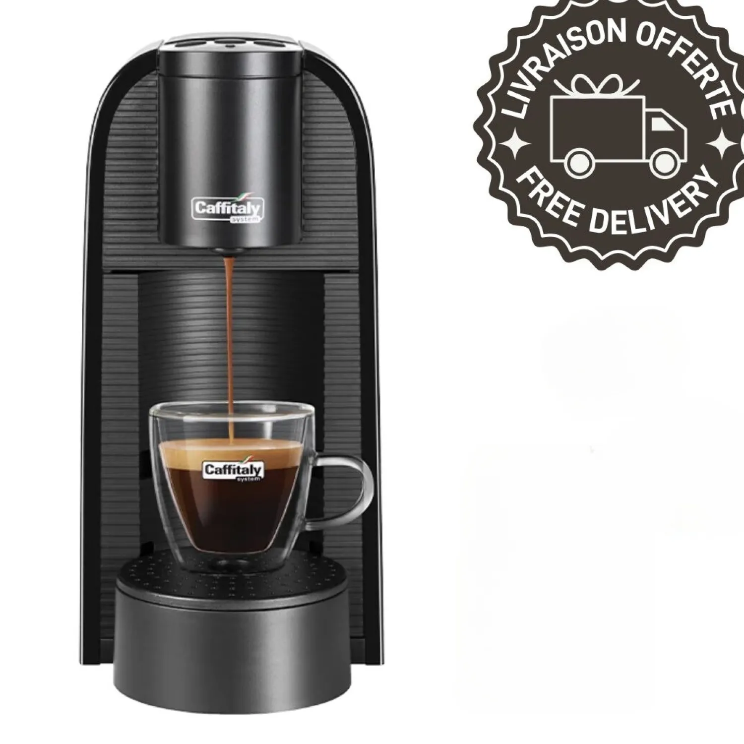 Ma Caféine Caffitaly | Capsule>Caffitaly coffee machine | S36 black