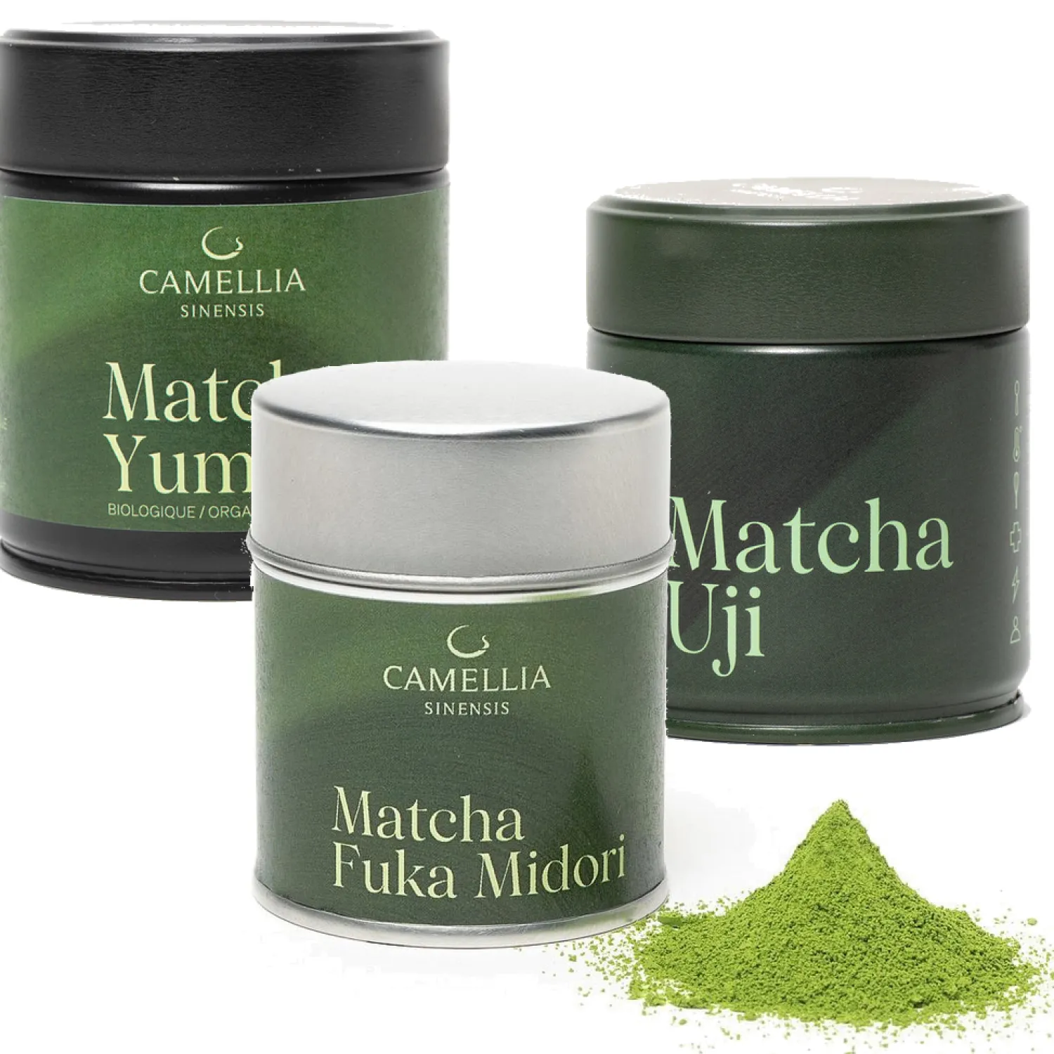 Ma Caféine Matcha Teas | In Bulk>Camellia Sinensis | Deluxe Matcha Kit 3 jars