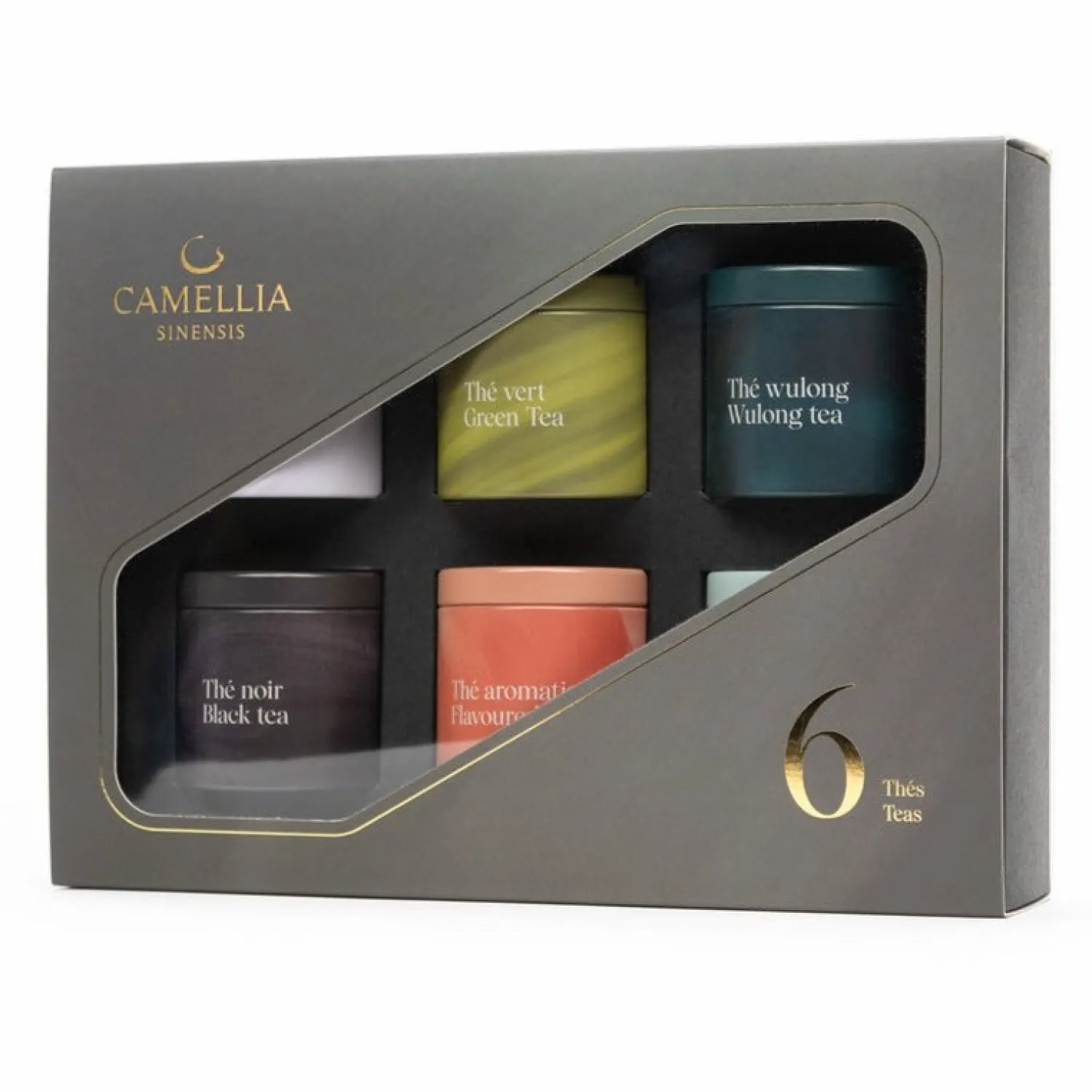 Ma Caféine Hostess Gifts | Black Teas>Camellia Sinensis | Discovery assortment 6 boxes of loose teas and herbal teas