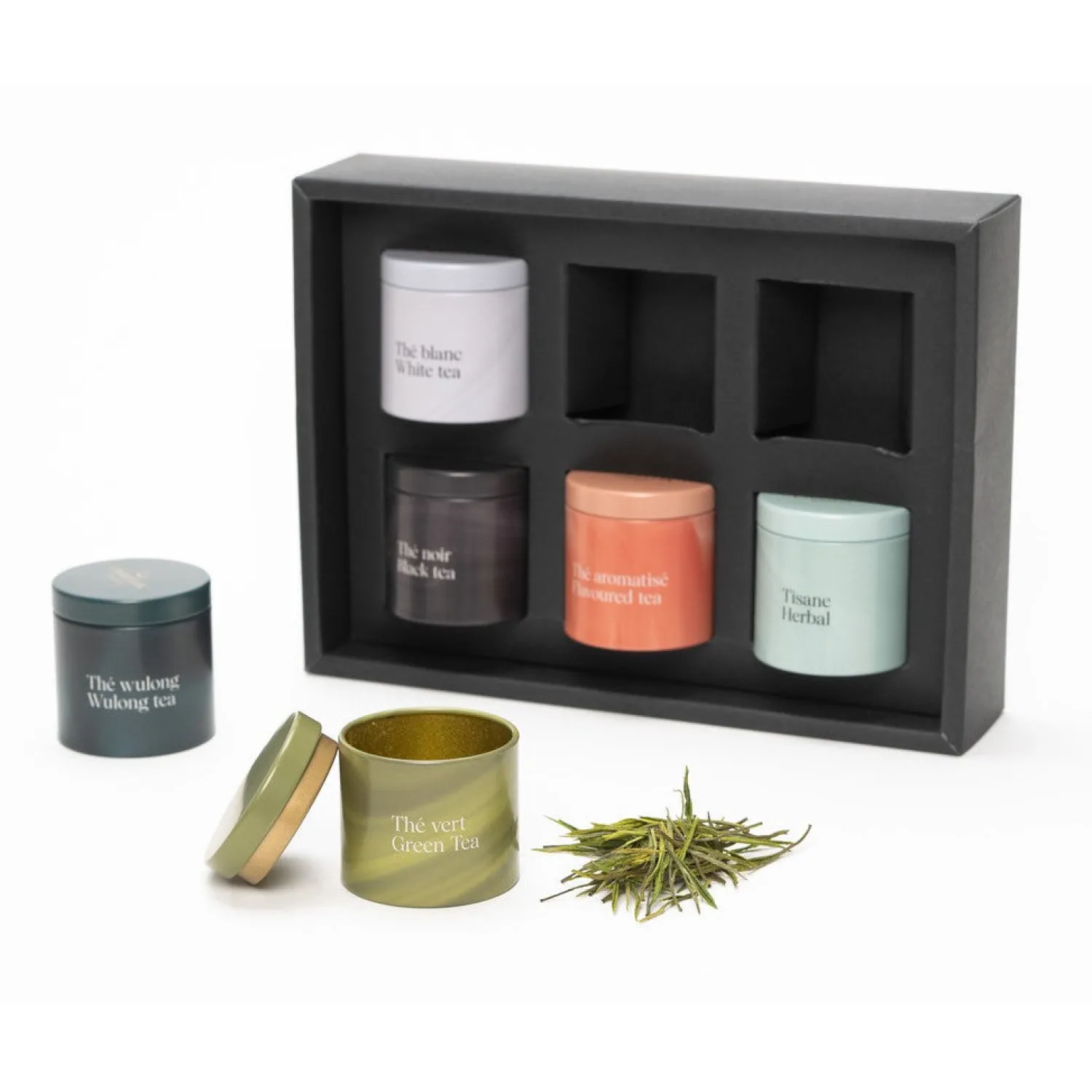 Ma Caféine Hostess Gifts | Black Teas>Camellia Sinensis | Discovery assortment 6 boxes of loose teas and herbal teas