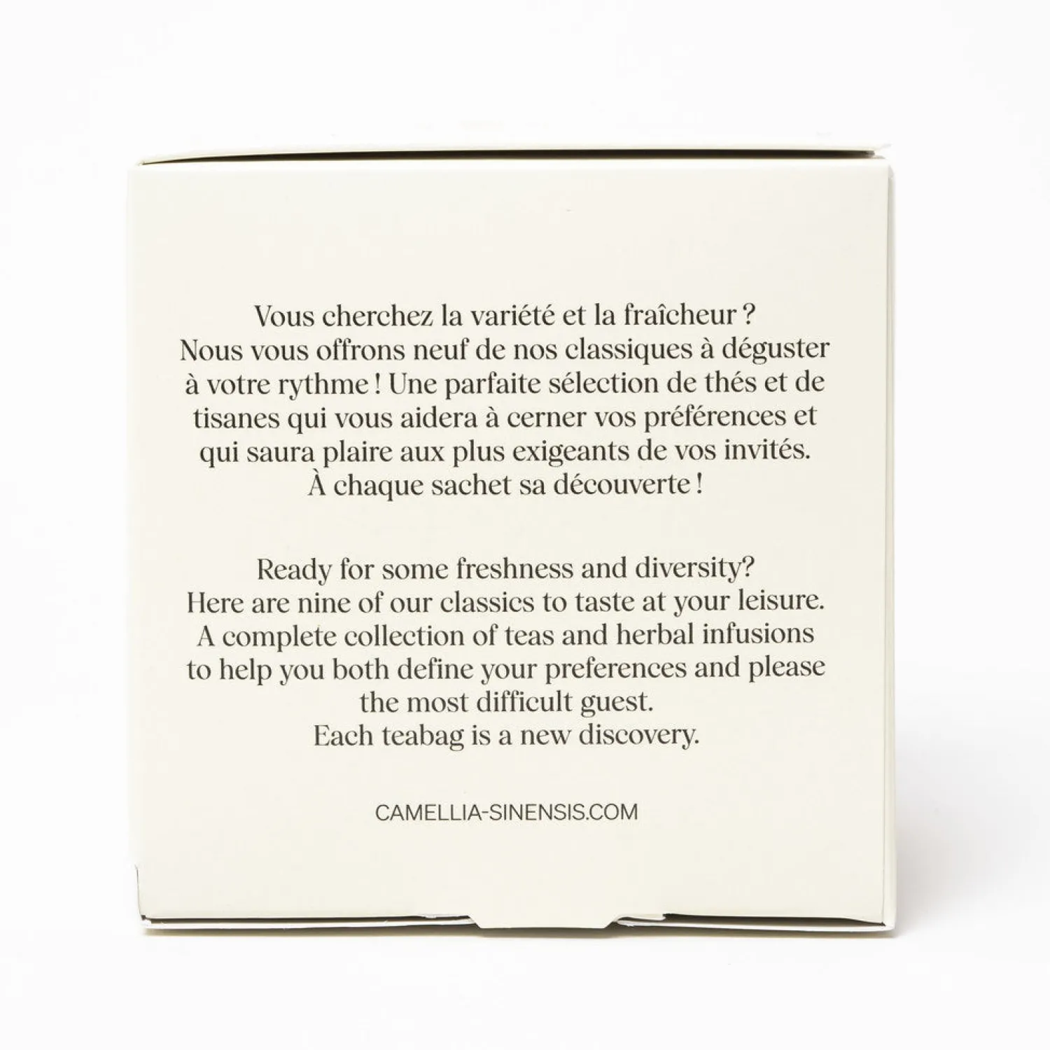 Ma Caféine Hostess Gifts | In Bag>Camellia Sinensis | Exploration box of 9 tea and herbal tea bags