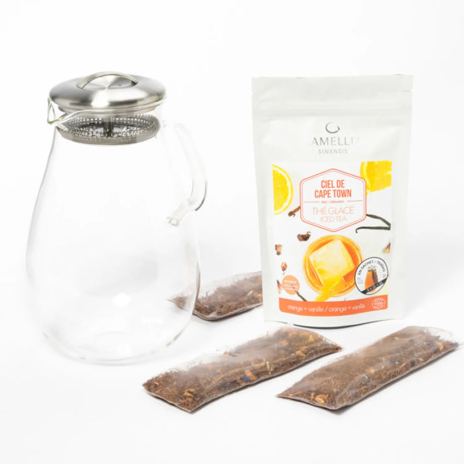 Ma Caféine Infusers & Teapots | Iced Teas>Camellia Sinensis | Glass Iced Tea Pitcher