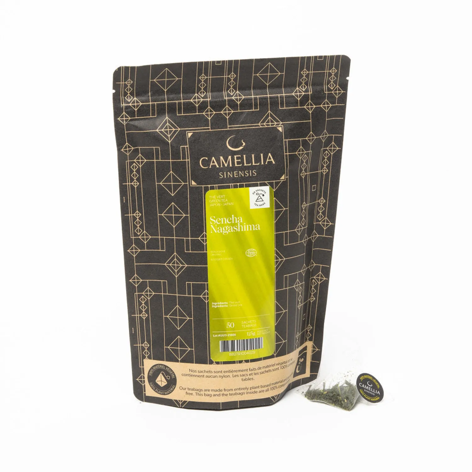 Ma Caféine Green Teas | In Bag>Camellia Sinensis | Sencha Nagashima organic & fair trade (50 bags)