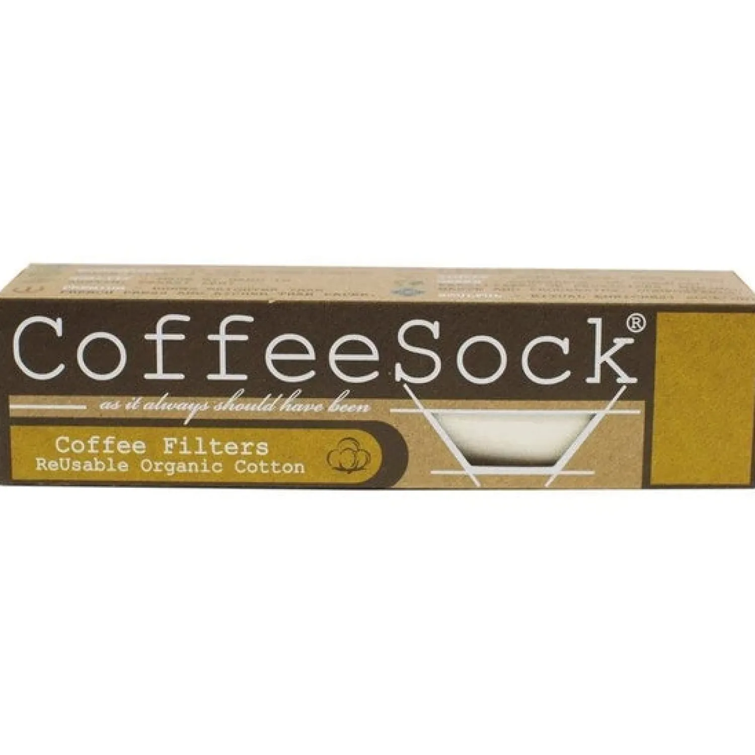Ma Caféine Machine Maintenance | Manual Infusions>CoffeeSock | Set of 2 reusable filters for Hario V60-02
