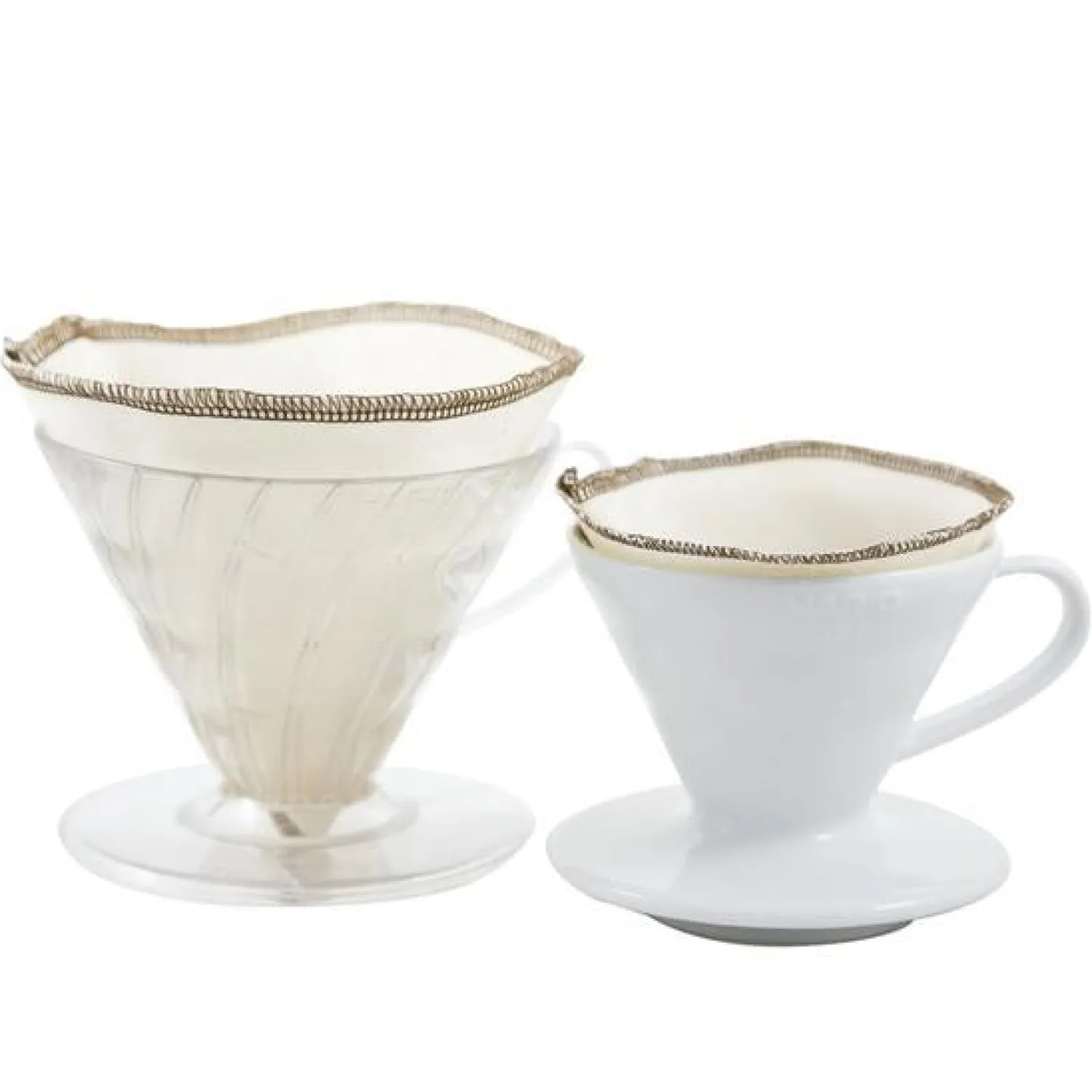 Ma Caféine Machine Maintenance | Manual Infusions>CoffeeSock | Set of 2 reusable filters for Hario V60-02