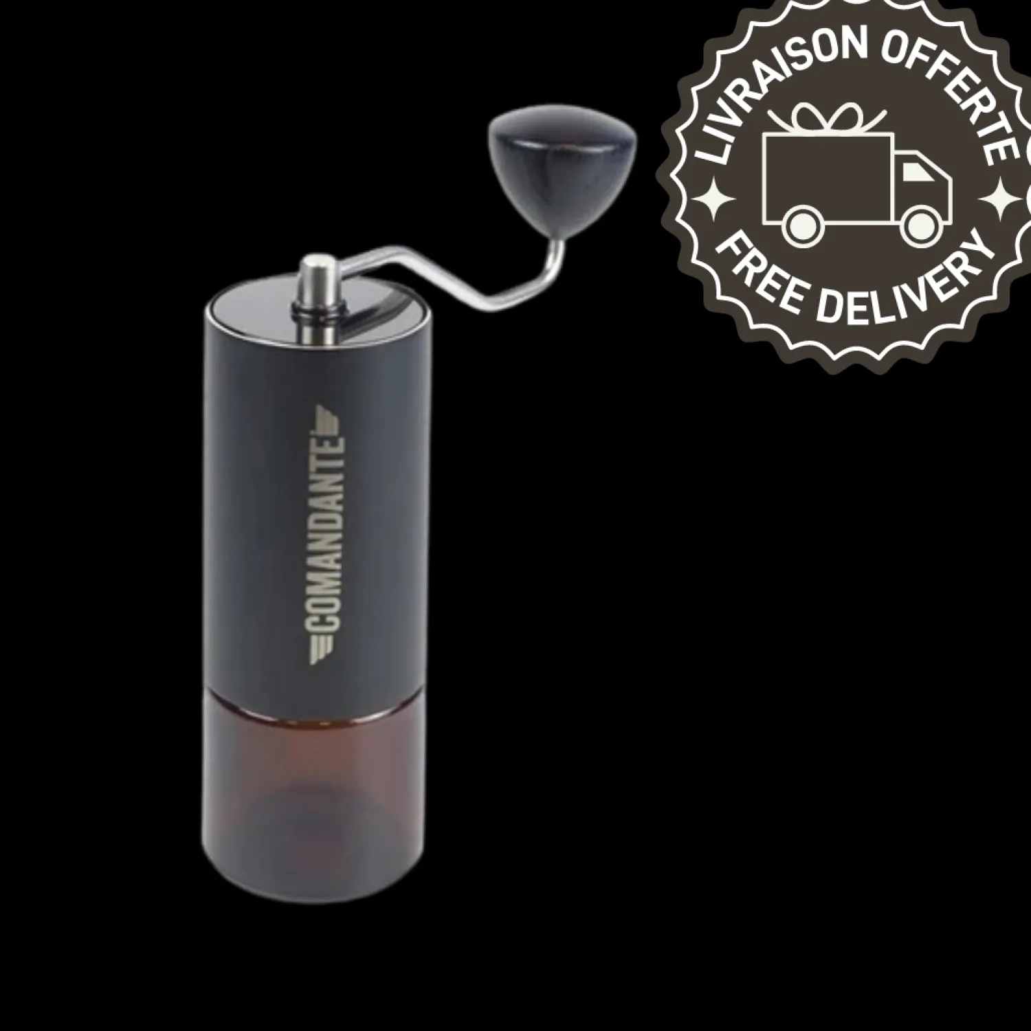 Ma Caféine Manuals | Barista Tools>Commander | C40 Nitro Blade Black MK4 manual grinder *ON ORDER*
