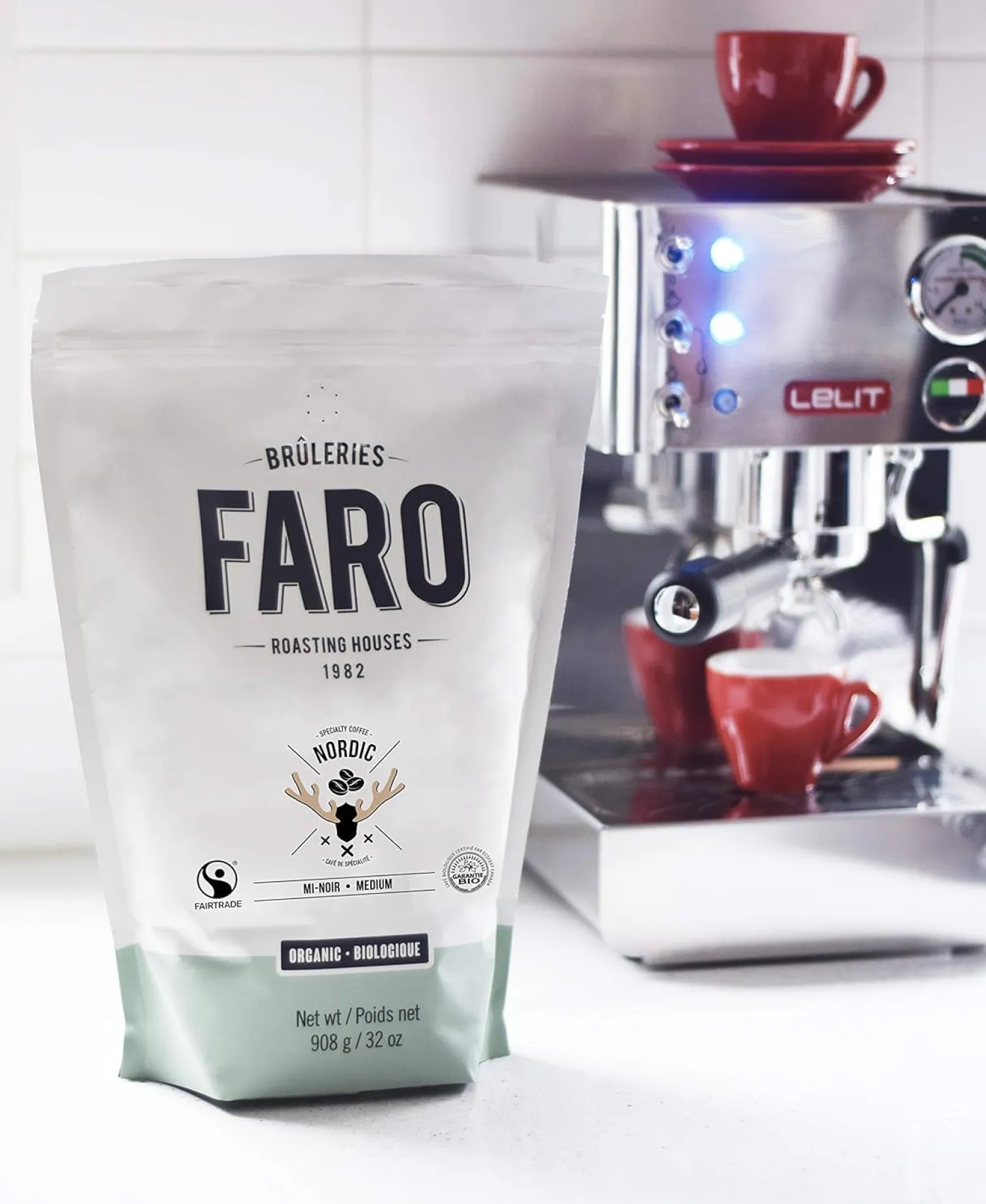 Ma Caféine Faro Roasting Houses | Coffee Beans>Faro Burneries | Organic & Fair Trade Nordic Blend Coffee - 908 gr