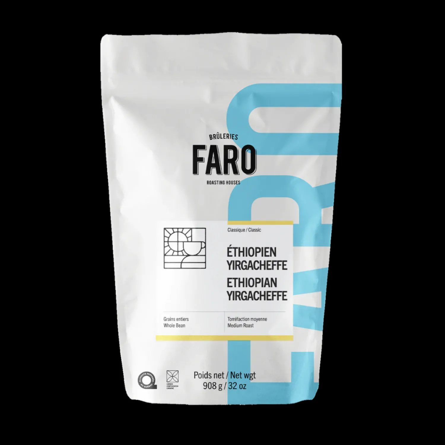 Ma Caféine Faro Roasting Houses | Coffee Beans>Faro Burneries | Yirgacheffe Ethiopian Coffee - 908 gr