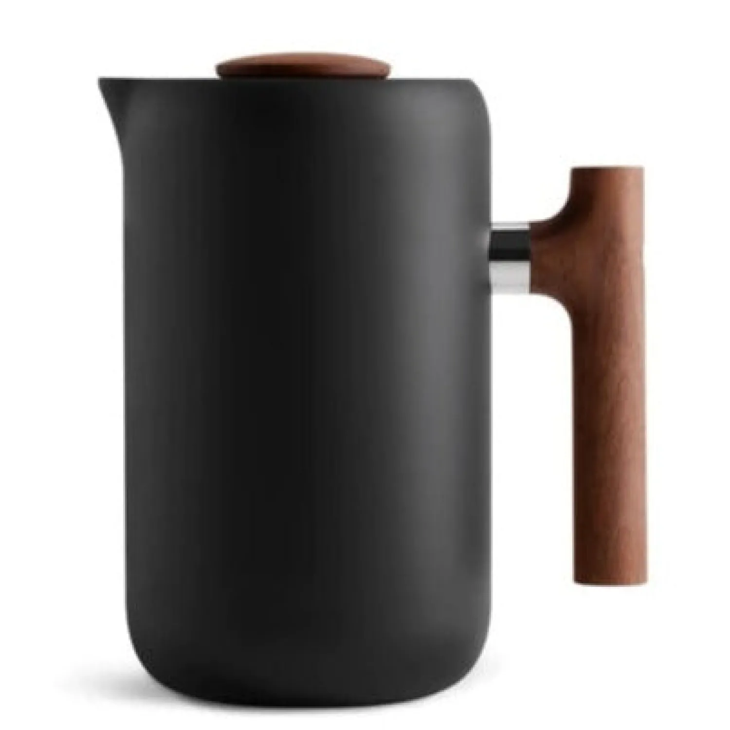 Ma Caféine French Press>Fellow | Clara French Press matte black and walnut 24 oz