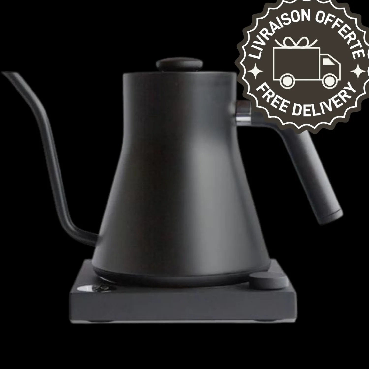 Ma Caféine Barista Tools | Barista Tools>Fellow | Stagg EKG Variable Temperature Kettle - Matte Black