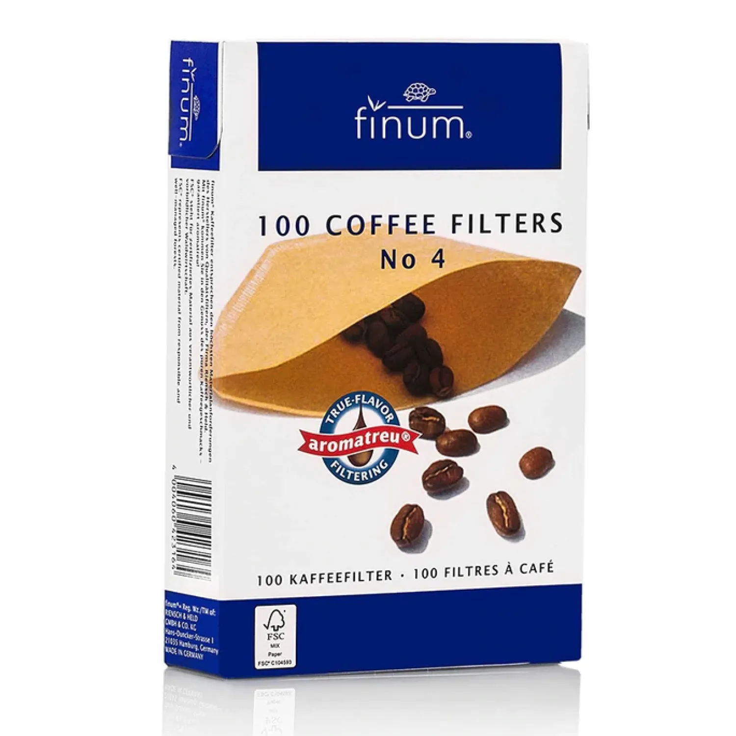 Ma Caféine Machine Maintenance>Finum No. 4 Coffee Filter - Pack of 100