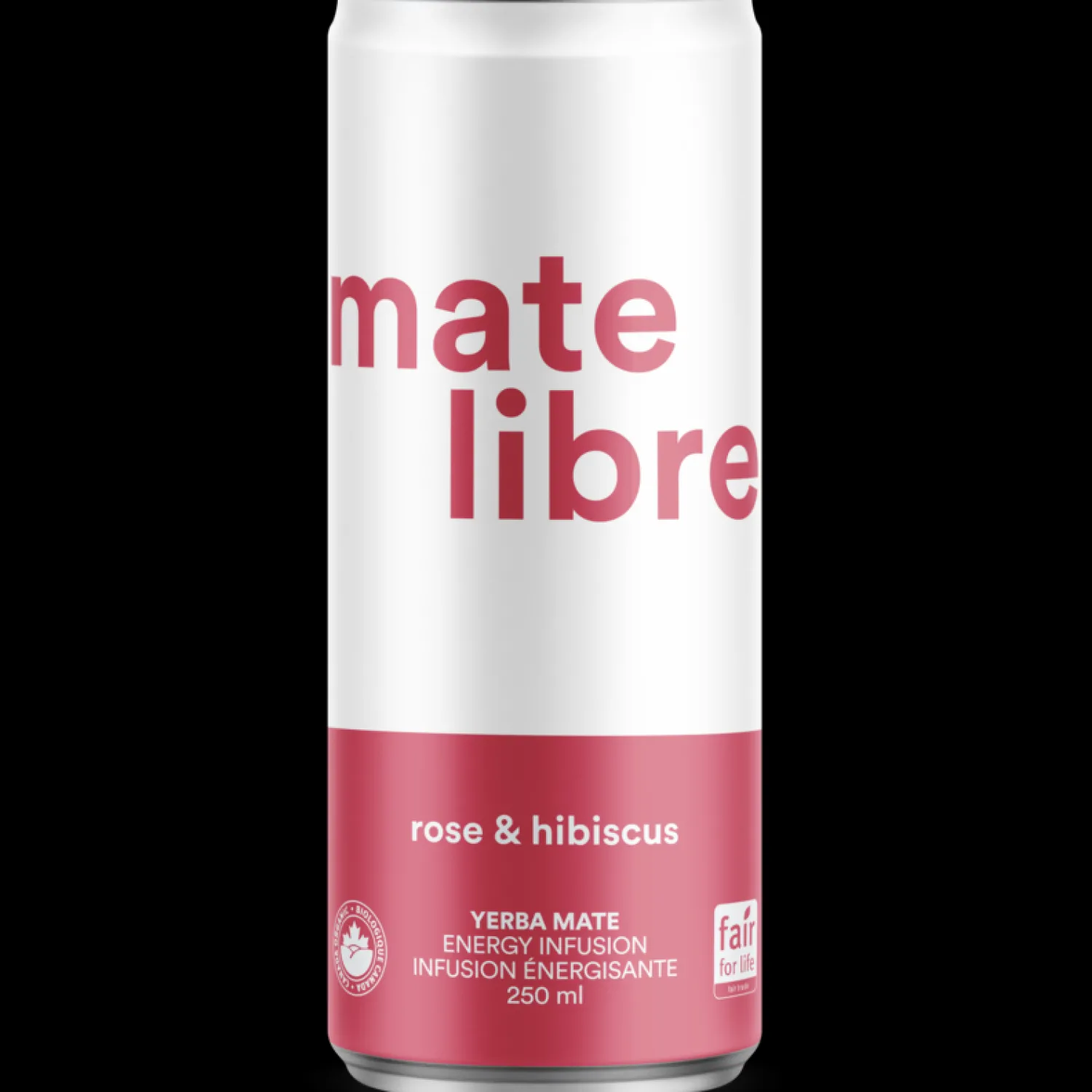 Ma Caféine Ready-To-Drink Beverages | Quebec Products>Free Mate | Organic Rose & Hibiscus - 250 ml