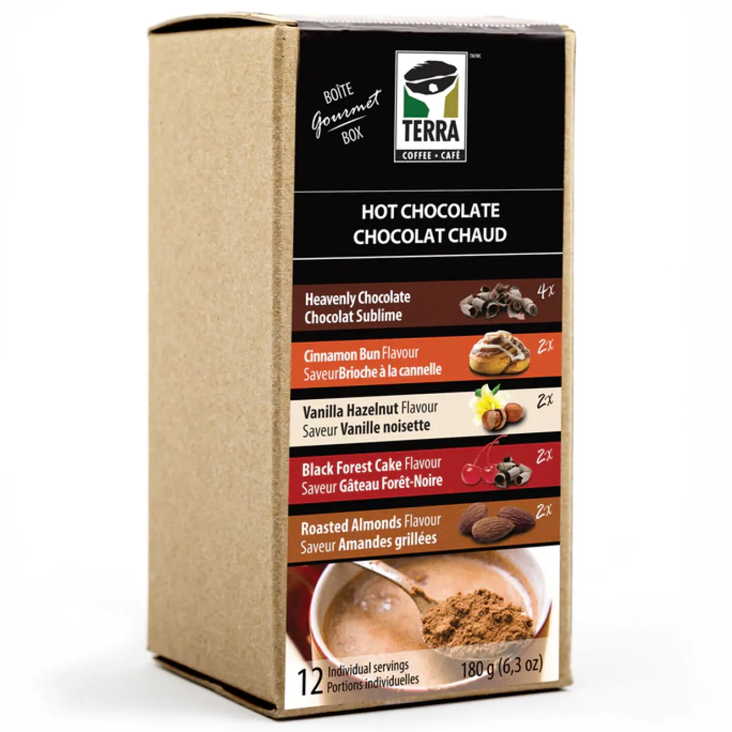 Ma Caféine Hot Chocolates | Chocolate>Gourmet Hot Chocolate Box - 12 sachets