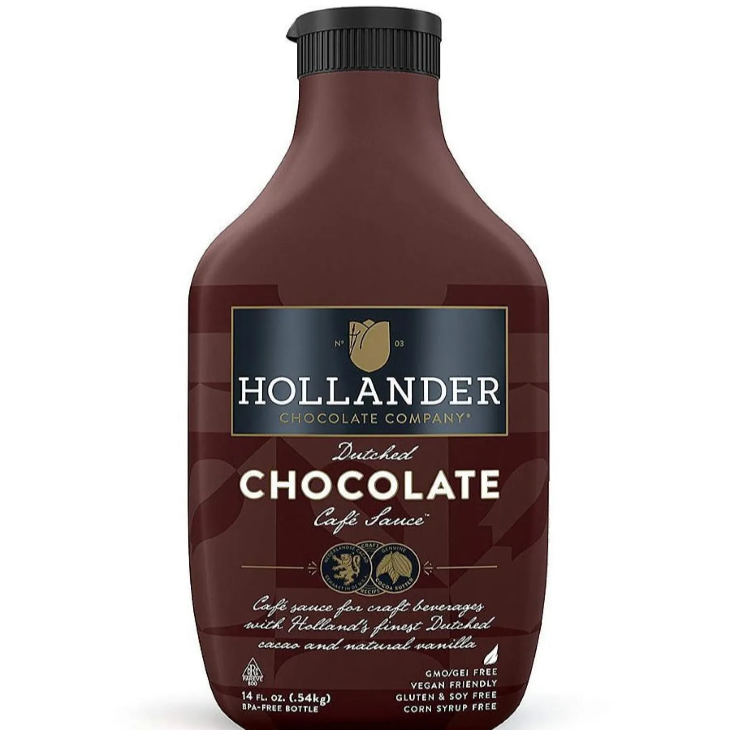 Ma Caféine Flavored Syrups & Sauces | Hot Chocolates>Hollander | Chocolate Sauce - 540 gr