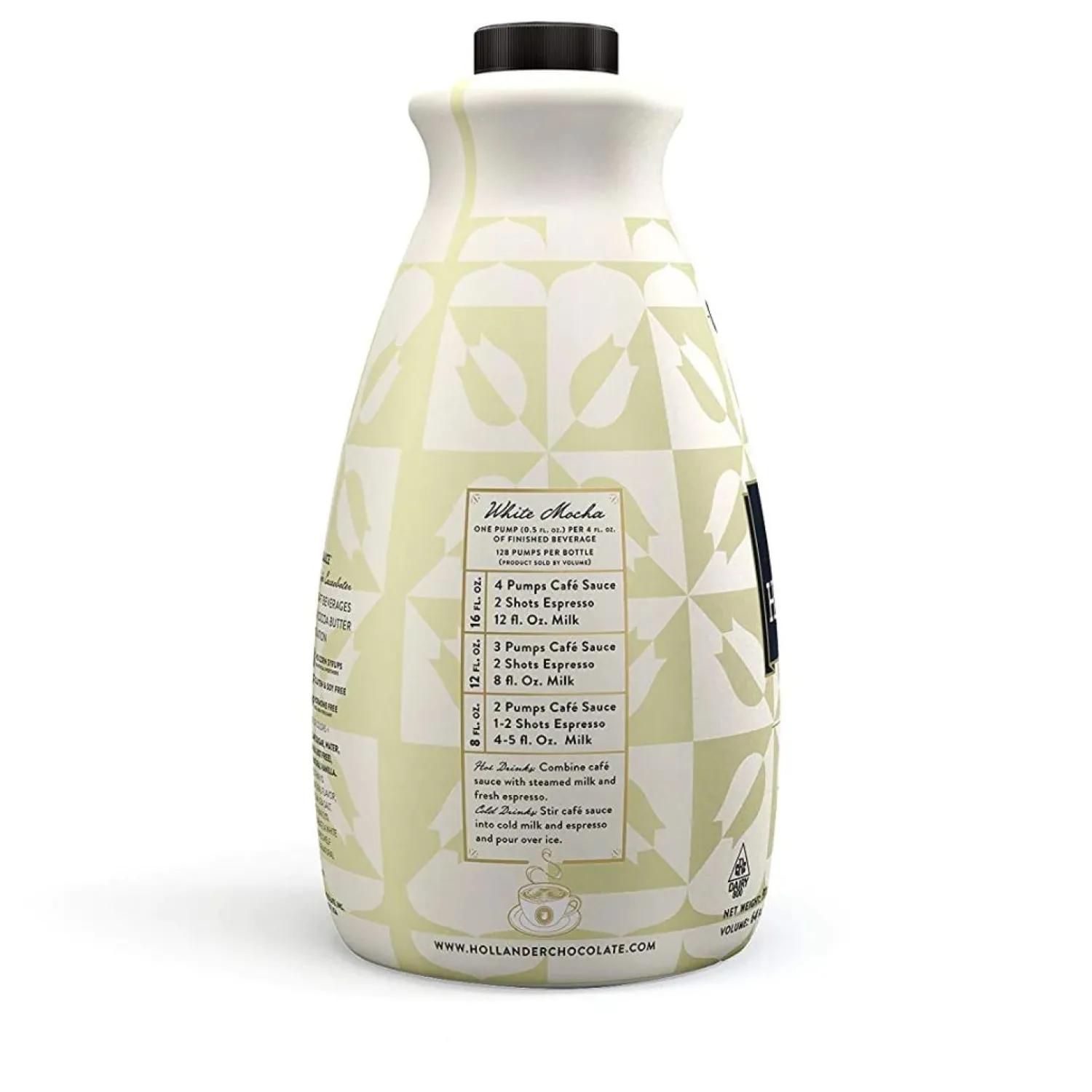 Ma Caféine Flavored Syrups & Sauces | Hot Chocolates>Hollander | White chocolate sauce - 2.5 kg