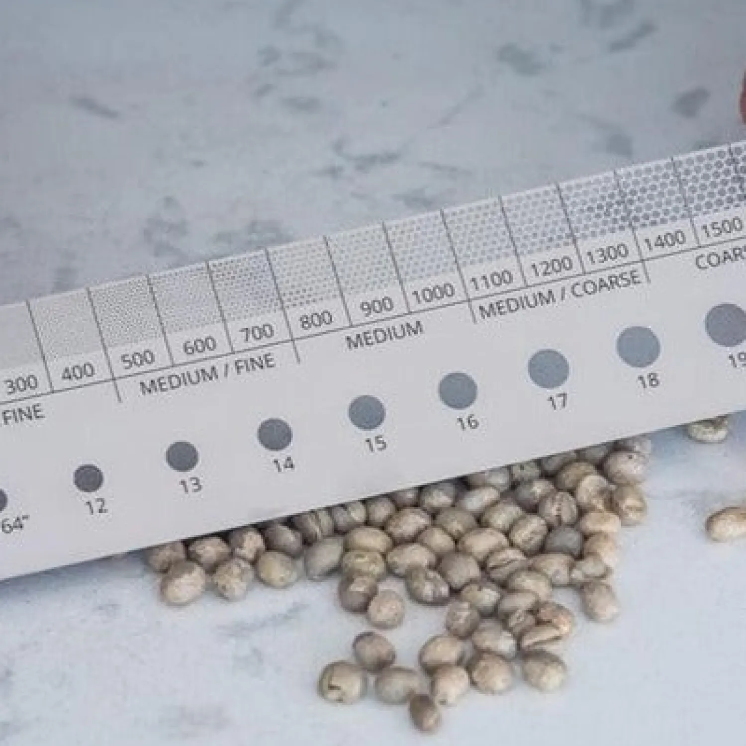 Ma Caféine Barista Tools | Barista Tools>Kruve | Brewler - Double-sided ruler for measuring grind and bean size