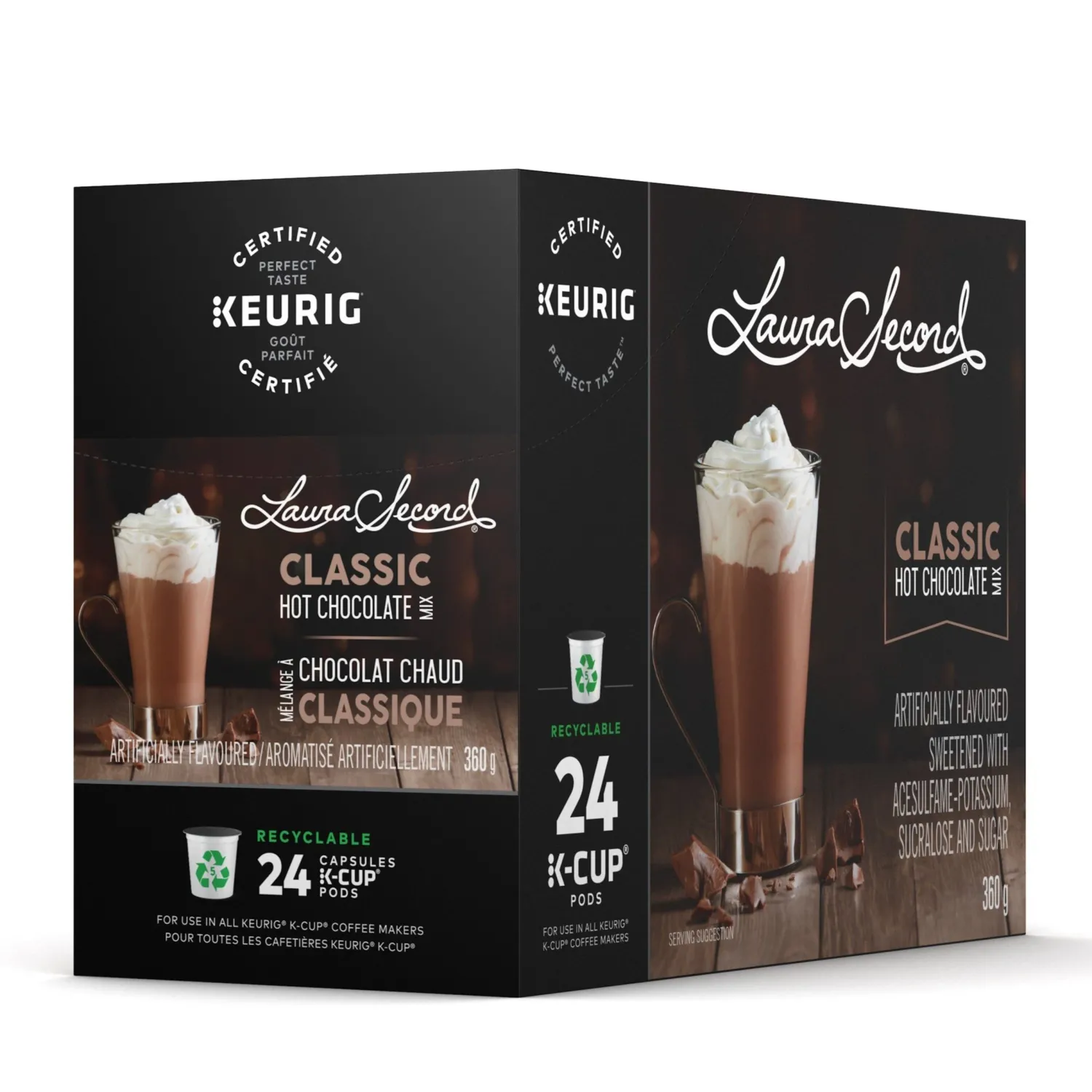 Ma Caféine Hot Chocolates | Chocolate>Laura Secord | Hot chocolate mix 24 kcup capsules