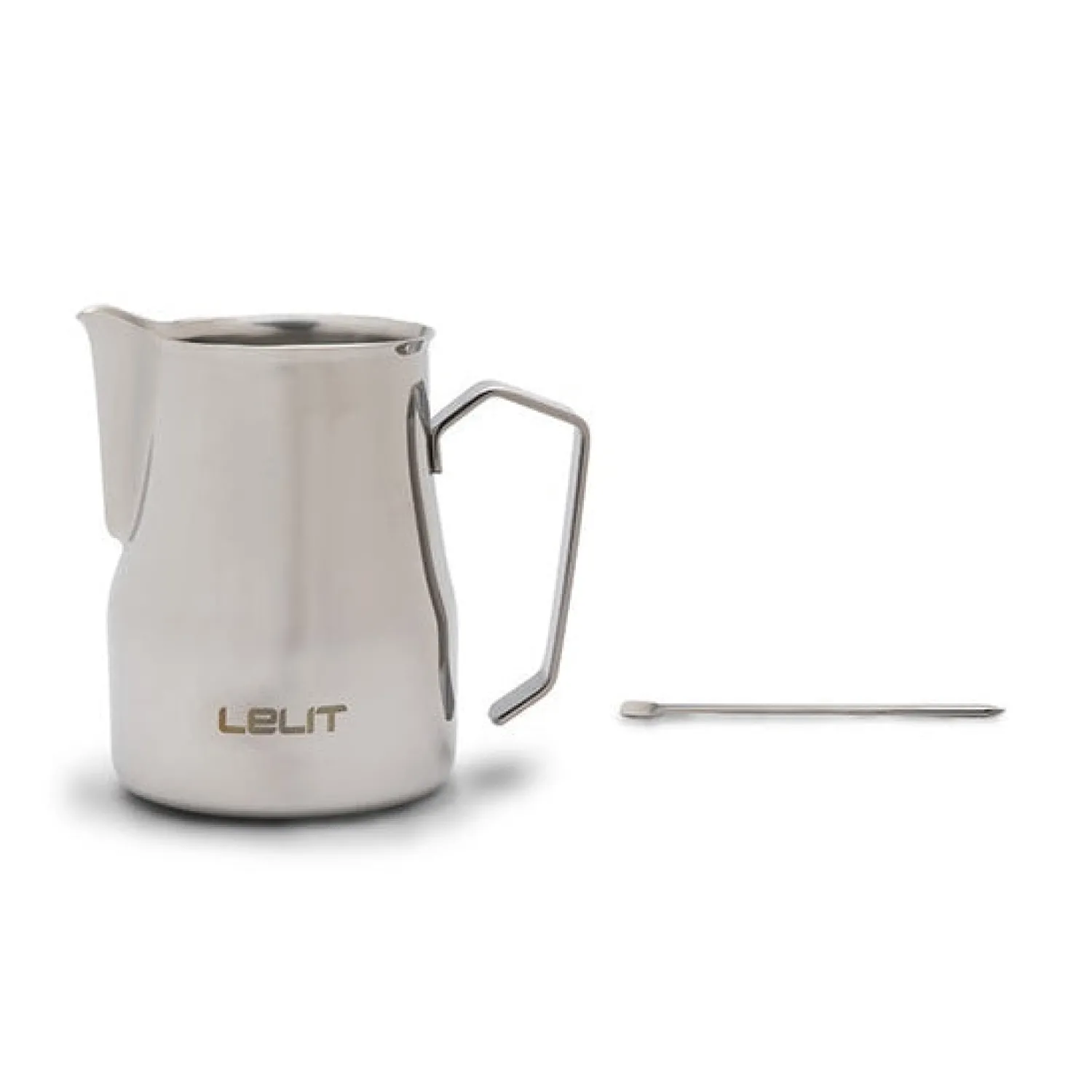 Ma Caféine Barista Tools | Barista Tools>Lelit | 350 ml stainless steel milk frother pitcher with latte pen art