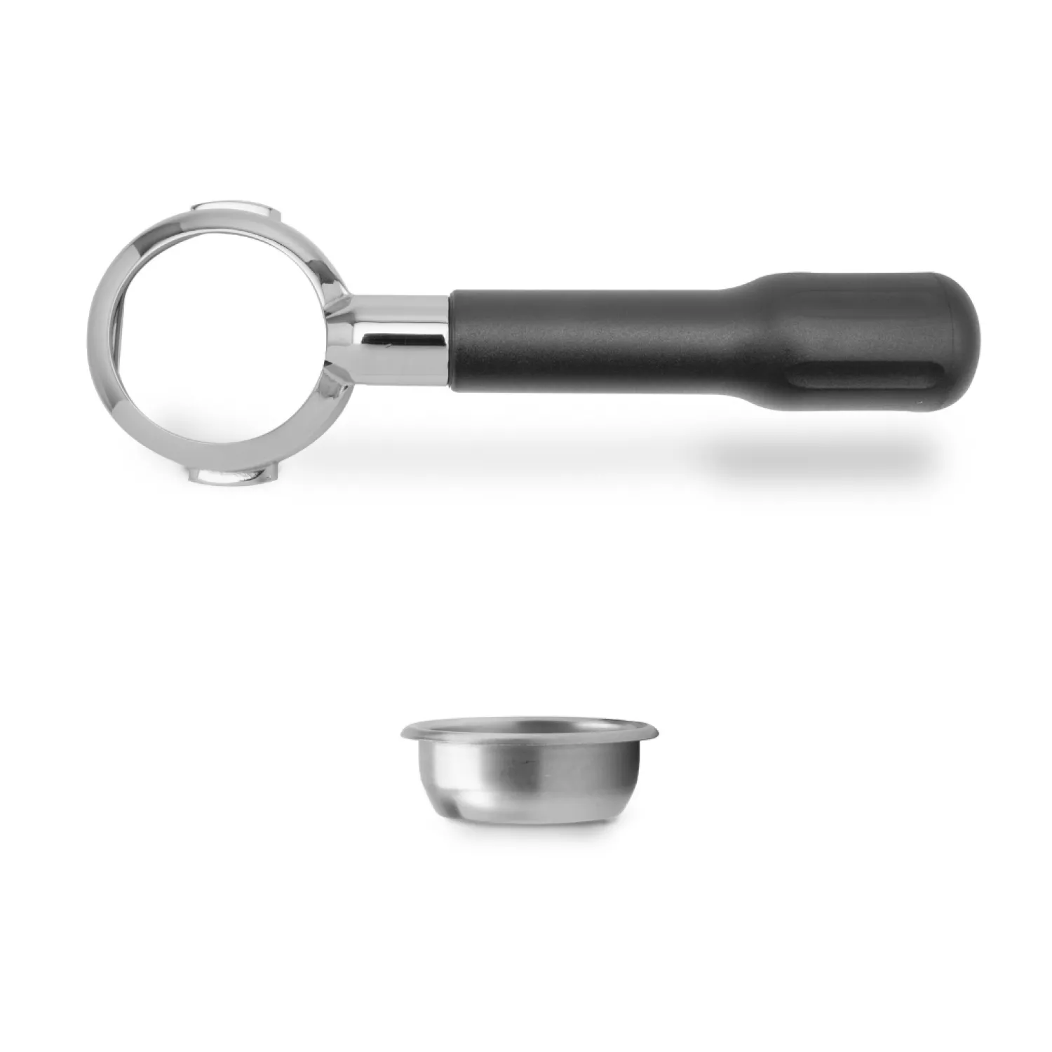 Ma Caféine Porta-Filters | Barista Tools>Lelit | Bottomless portafilter 57mm with classic black handle