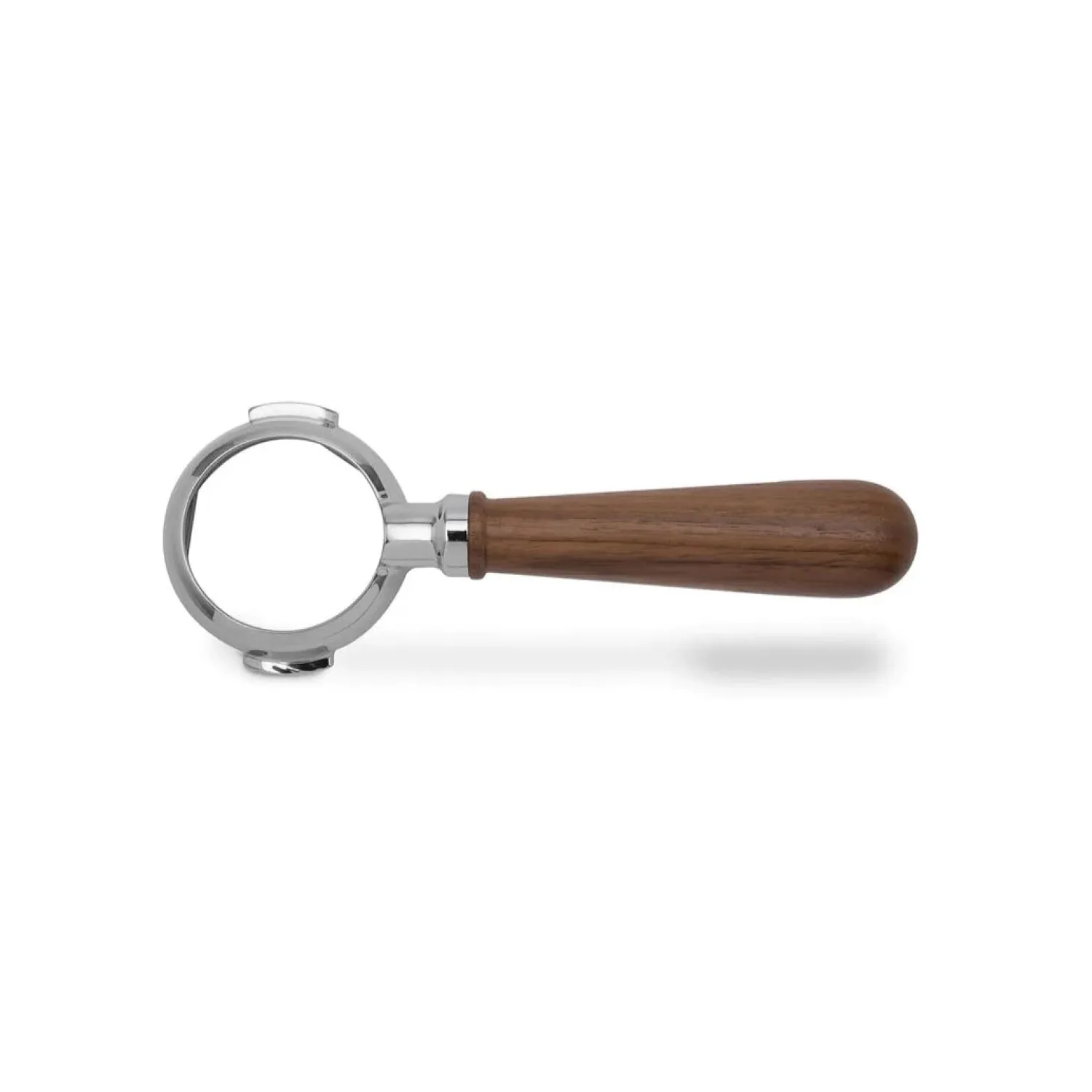 Ma Caféine Porta-Filters | Barista Tools>Lelit | Bottomless portafilter 58mm with walnut wood handle