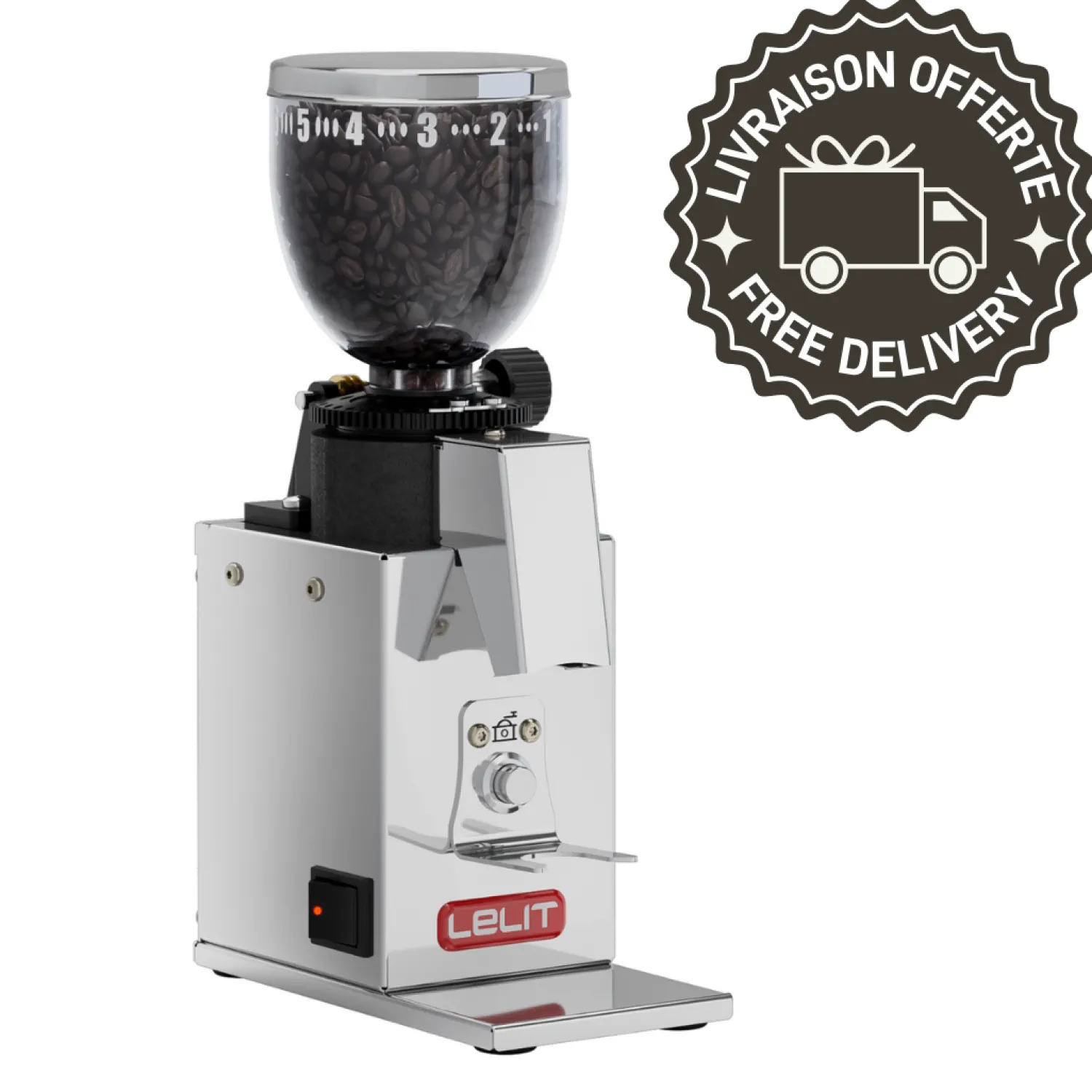 Ma Caféine Automatics>Lelit | FRED coffee grinder