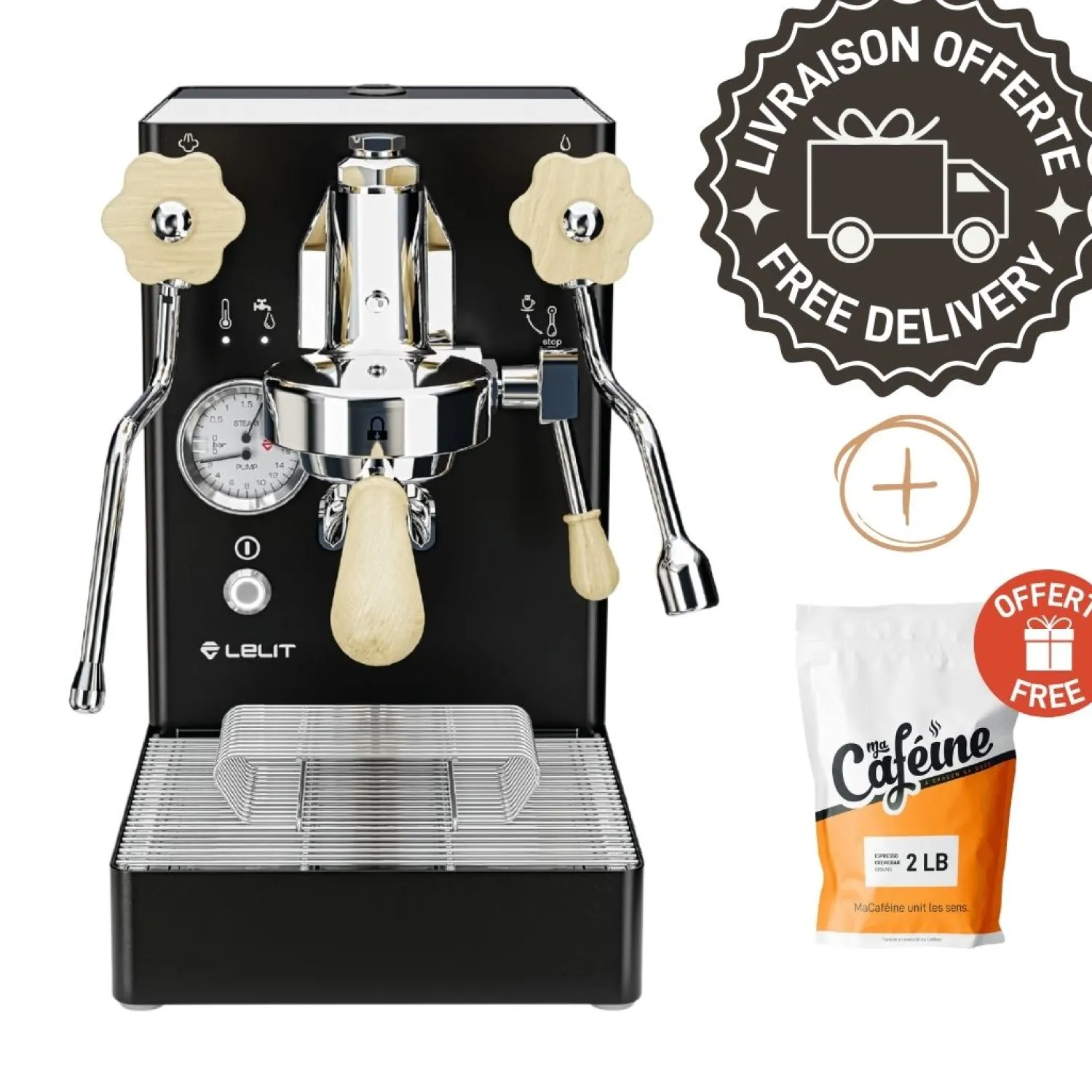 Ma Caféine Lelit | Manual>Lelit | MaraX PL62XCB Black