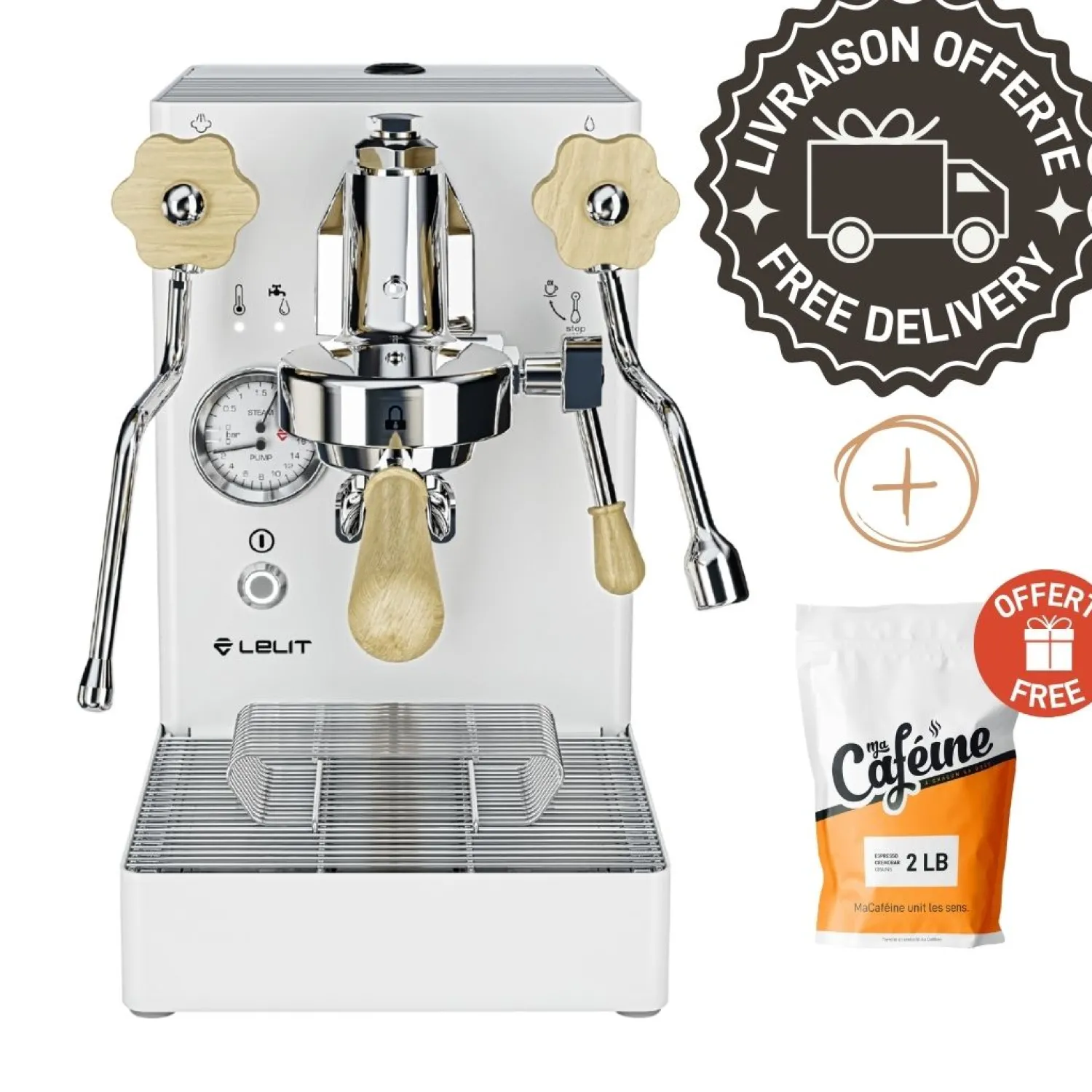 Ma Caféine Lelit | Manual>Lelit | MaraX PL62XCW White