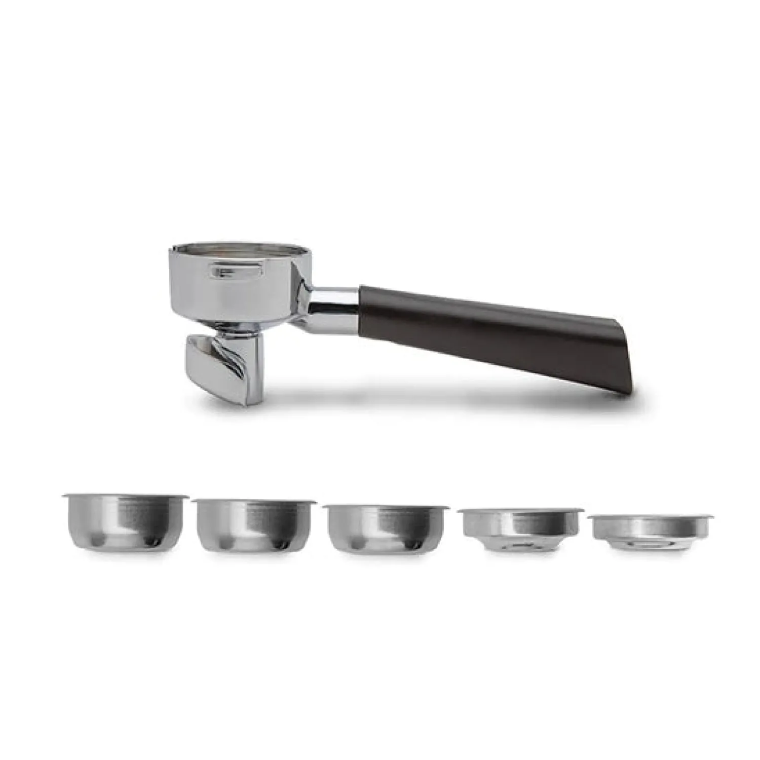 Ma Caféine Porta-Filters | Barista Tools>Lelit | 57mm filter holder assembly with 2 VIP line outputs