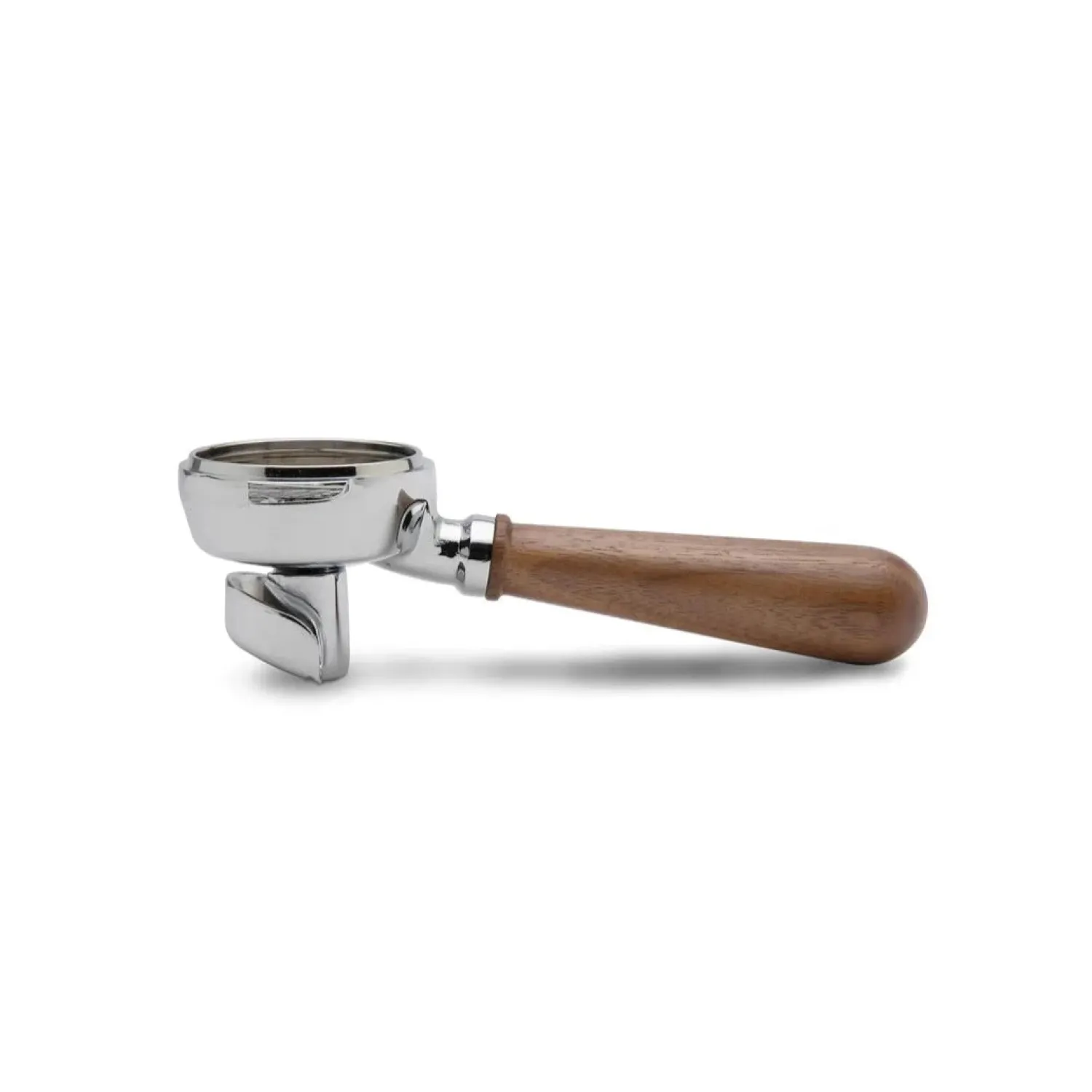 Ma Caféine Porta-Filters | Barista Tools>Lelit | 58mm filter holder assembly with 2 wood line outlets