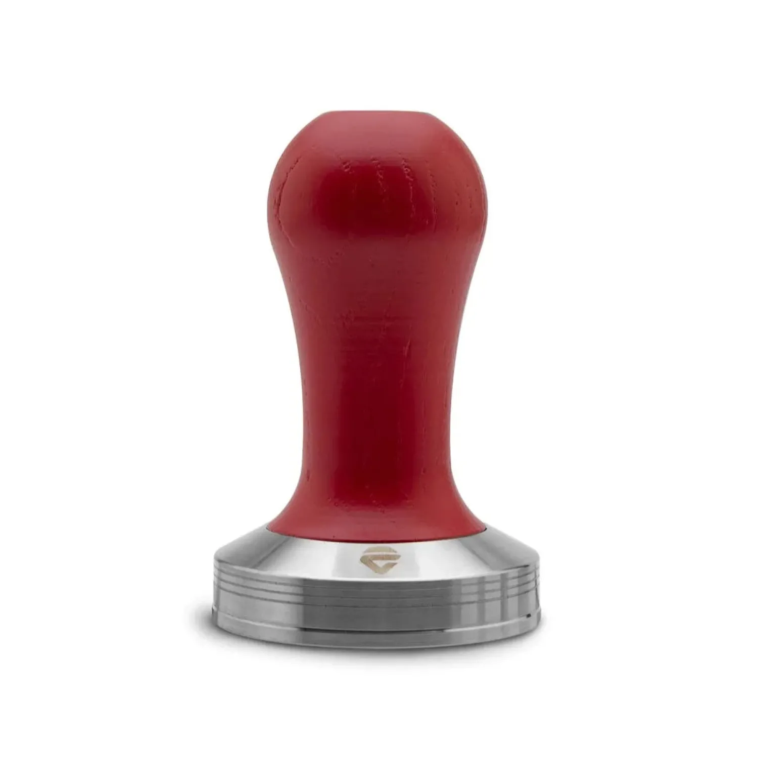 Ma Caféine Barista Tools | Barista Tools>Lelit | Stainless steel coffee tamper with red wooden handle 57.35 mm