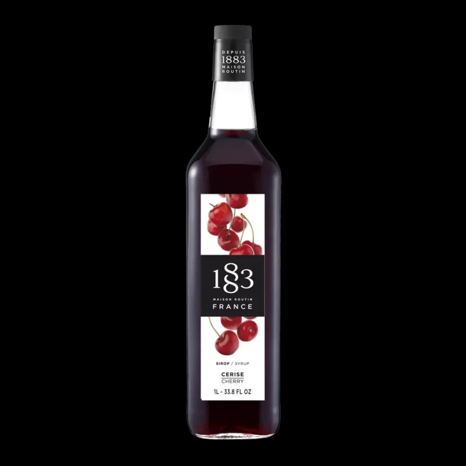 Ma Caféine Flavored Syrups & Sauces | Cocktail Products>Maison Routin 1883 | Cherry Syrup - 1 Liter