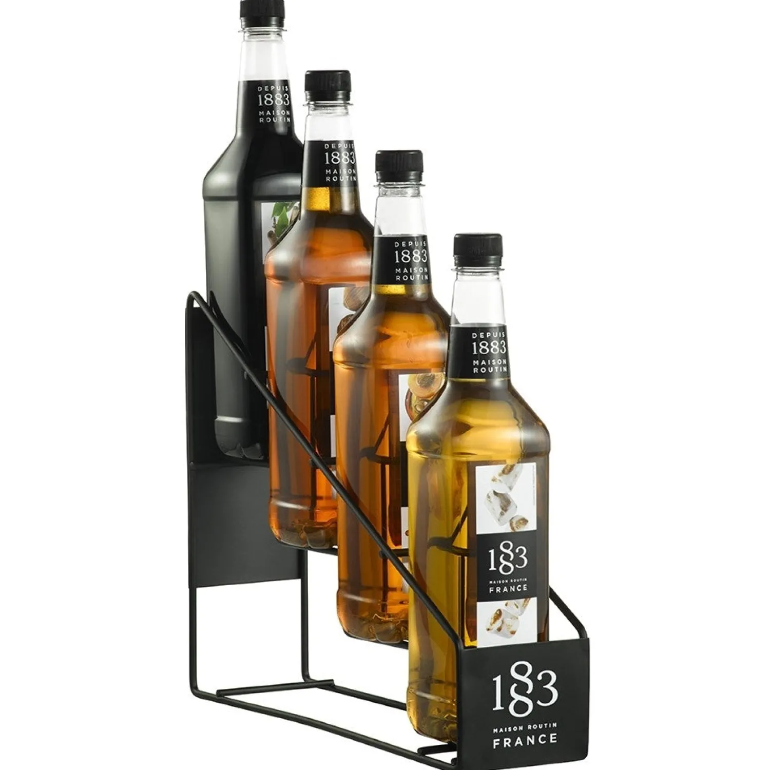 Ma Caféine Flavored Syrups & Sauces>Maison Routin 1883 | 4-choice metal storage for 1 liter syrups