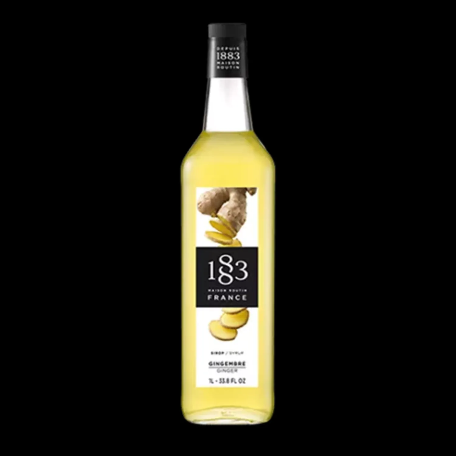 Ma Caféine Flavored Syrups & Sauces>Maison Routin 1883 | Ginger Syrup - 1 Liter GLASS