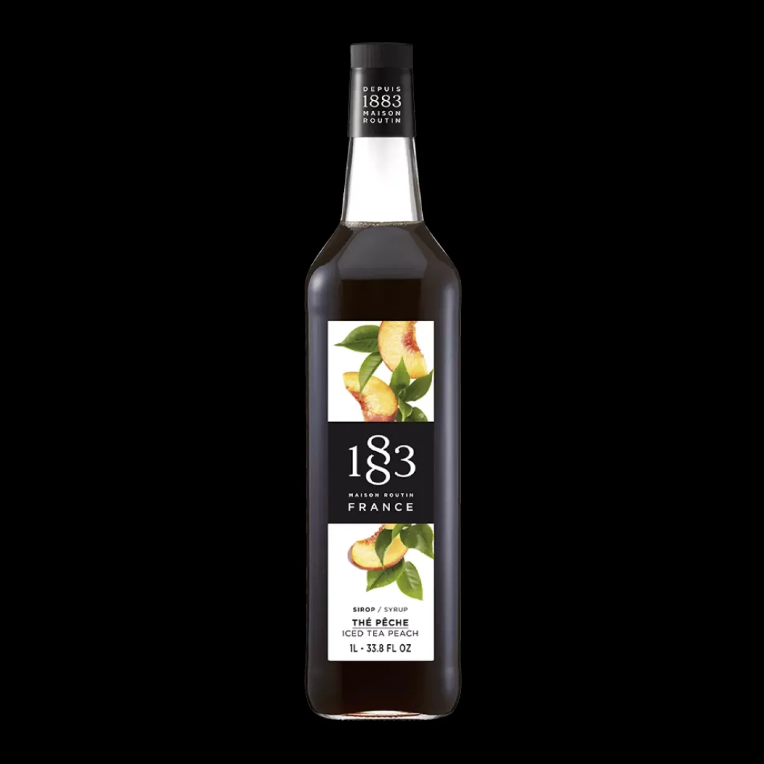 Ma Caféine Flavored Syrups & Sauces>Maison Routin 1883 | Peach Tea Syrup - 1 Liter