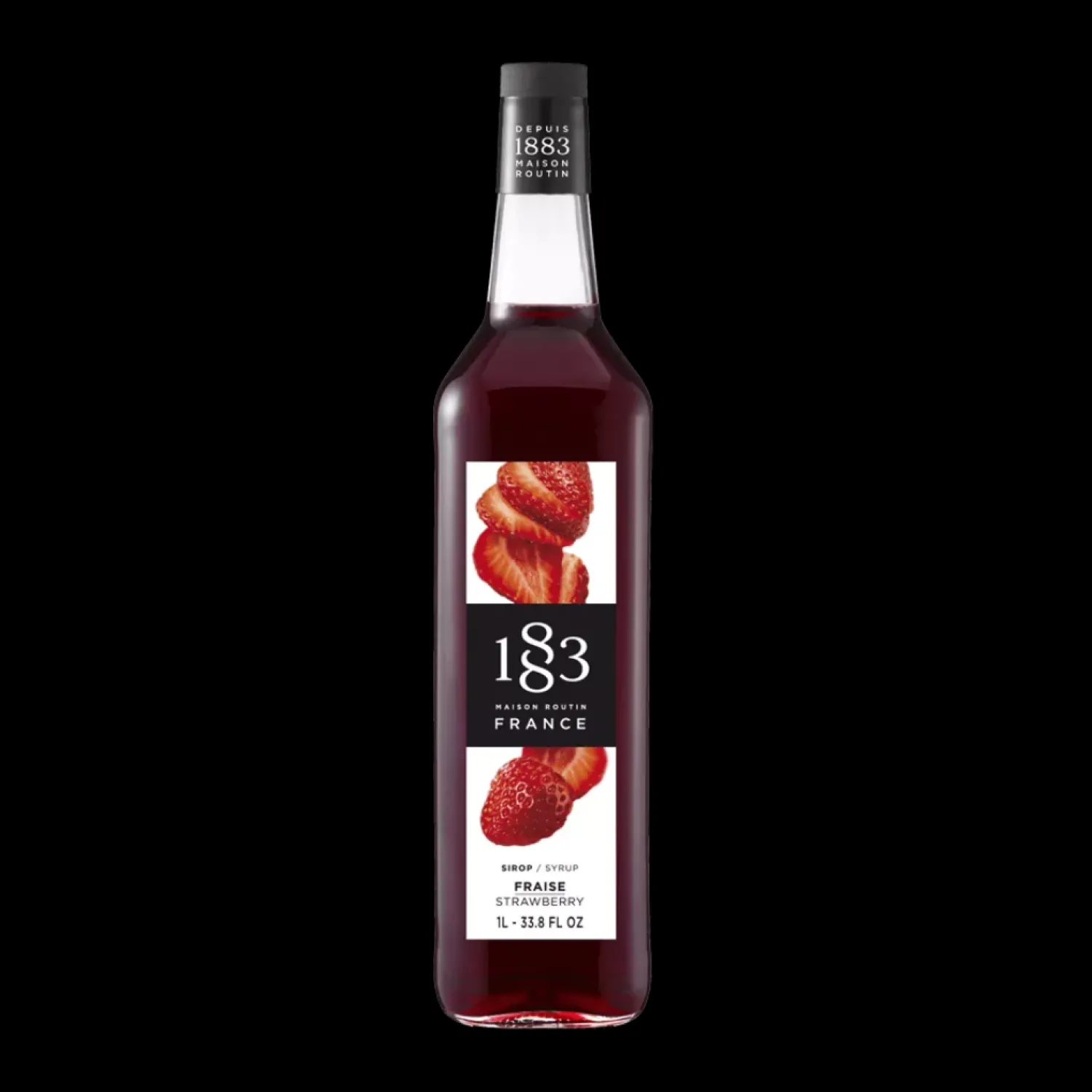 Ma Caféine Flavored Syrups & Sauces>Maison Routin 1883 | Strawberry Syrup - 1 Liter