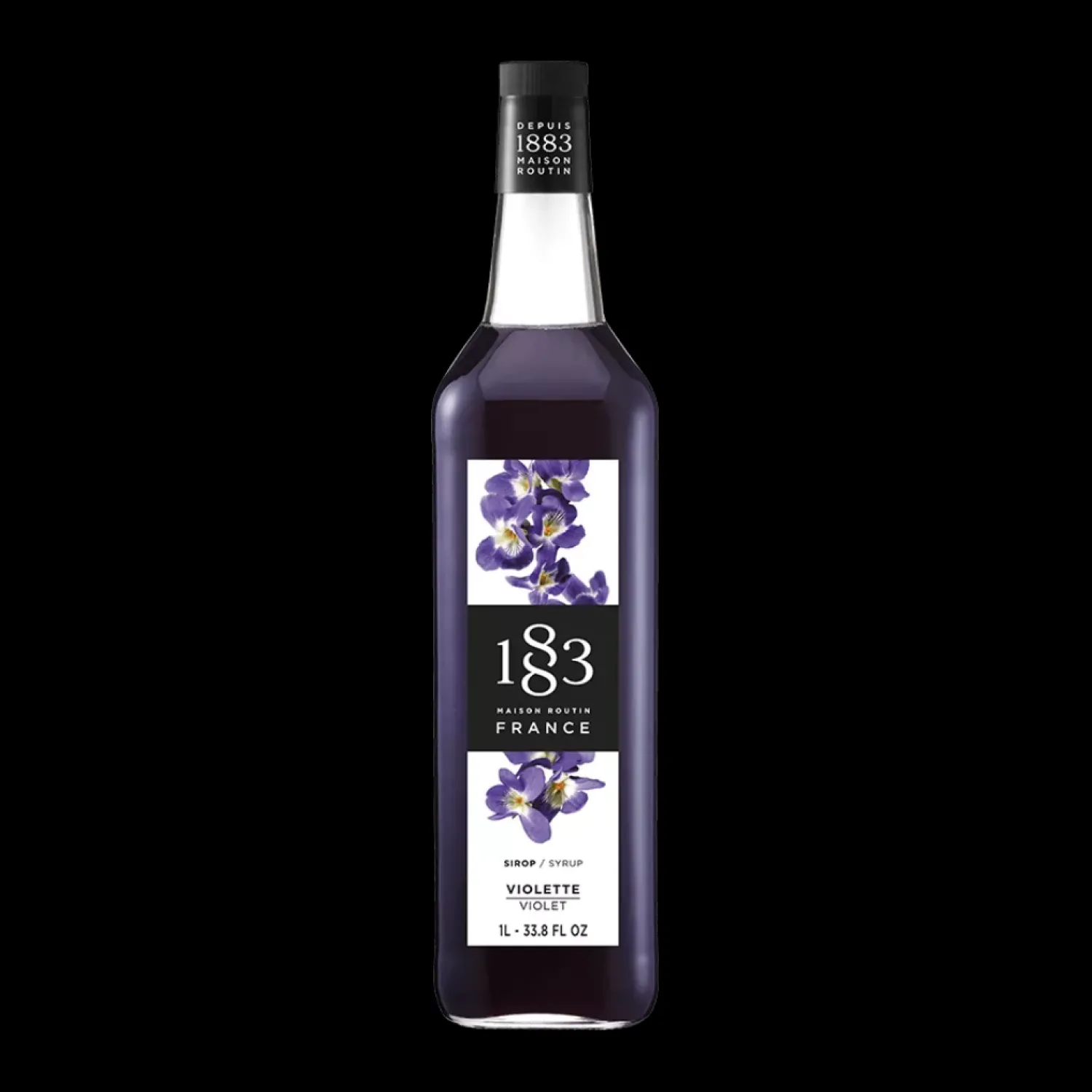 Ma Caféine Flavored Syrups & Sauces | Cocktail Products>Maison Routin 1883 | Violet Syrup - 1 Liter in GLASS