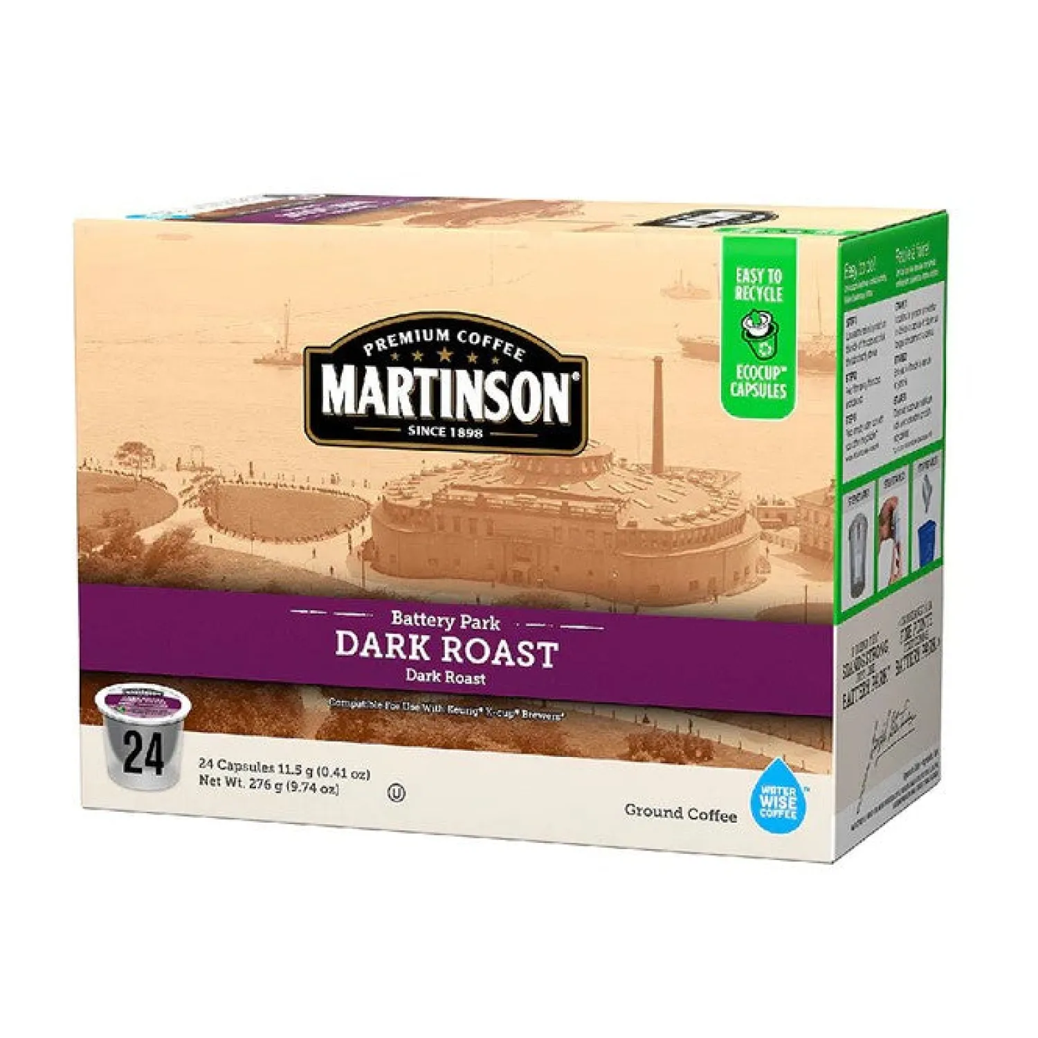 Ma Caféine K-Cup Capsules>Martinson | Dark Roast Keurig K-Cup Coffee Pods