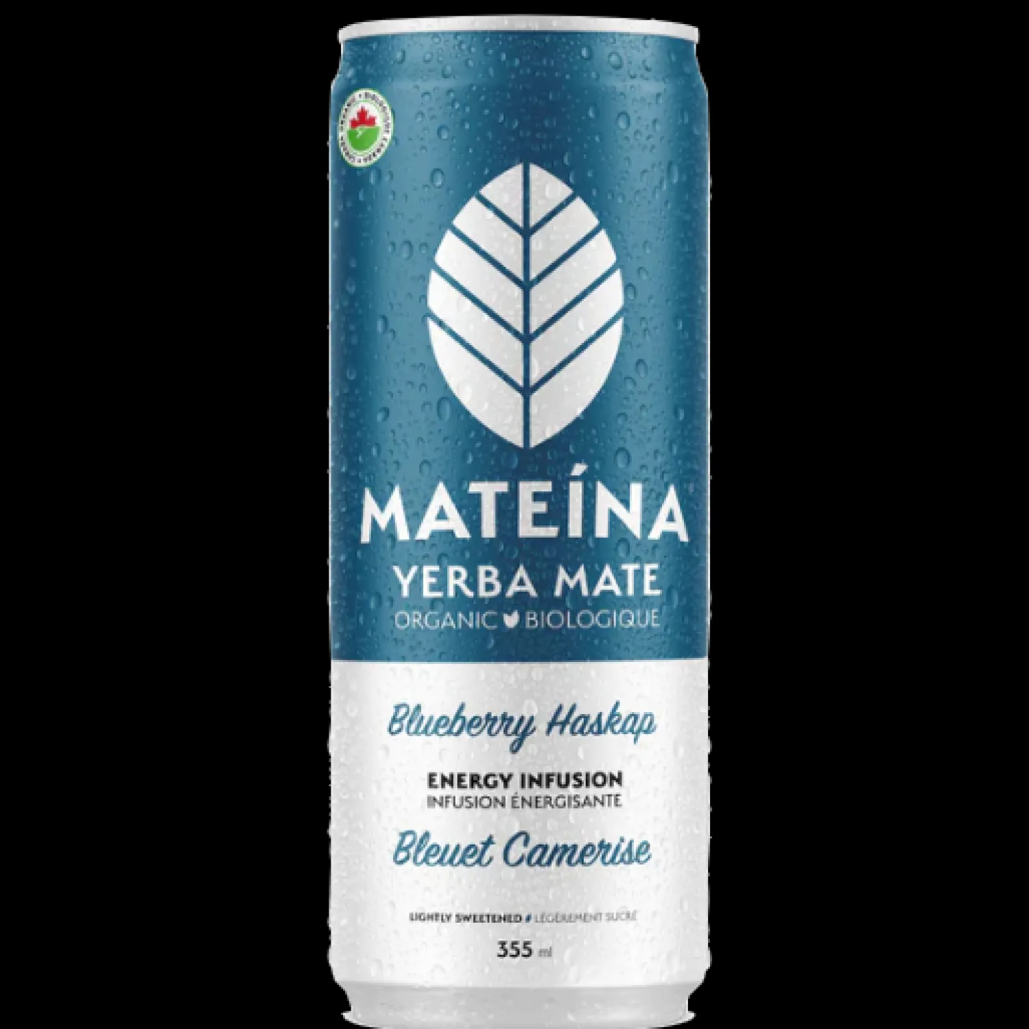 Ma Caféine Ready-To-Drink Beverages | Quebec Products>Mateina | Organic Energizing Infusion Blueberry Haskap