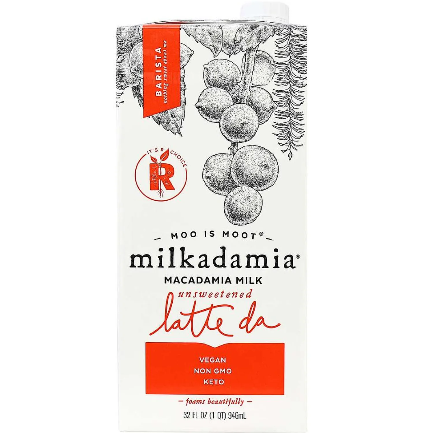 Ma Caféine Milk, Plant-Based Drinks & Infused Chai>Milkadamia | Macadamia Latte da Barista Drink UNSWEETENED