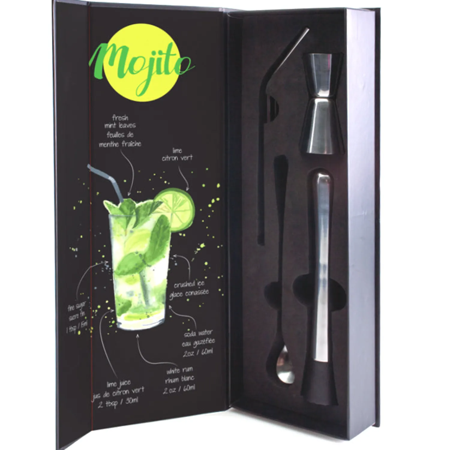 Ma Caféine Cocktail Products>Mojito Bar Gift Set