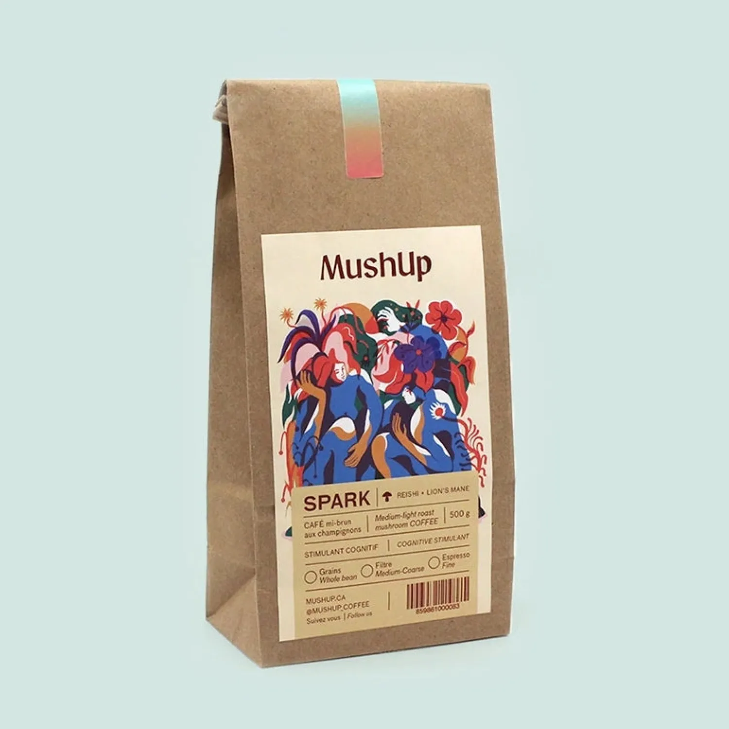 Ma Caféine Mushup | Organic Fair Trade>MushUp | Organic Spark - 500 gr bag