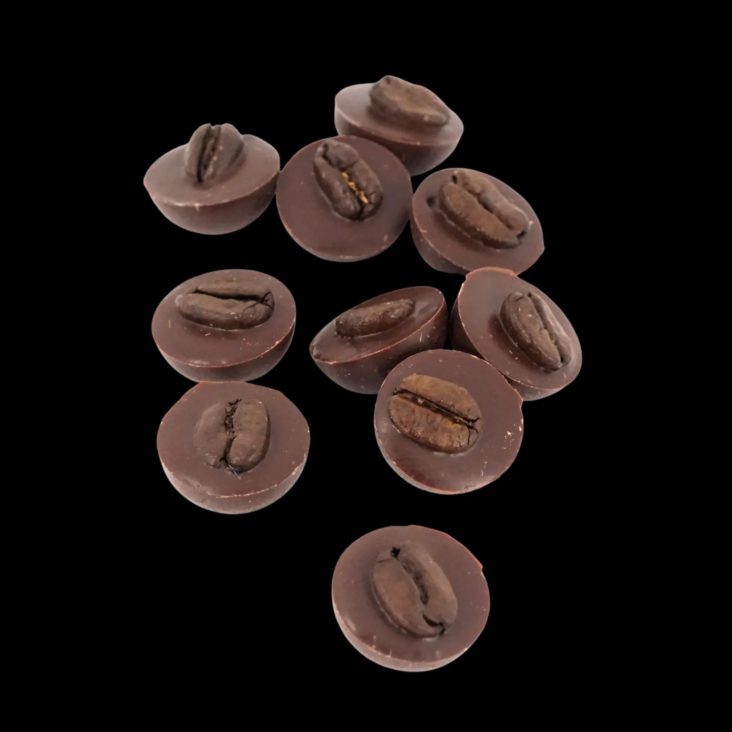 Ma Caféine Food & Snacks | Quebec Products>My Caffeine | Box of coffee beans coated with DARK chocolate 30GR